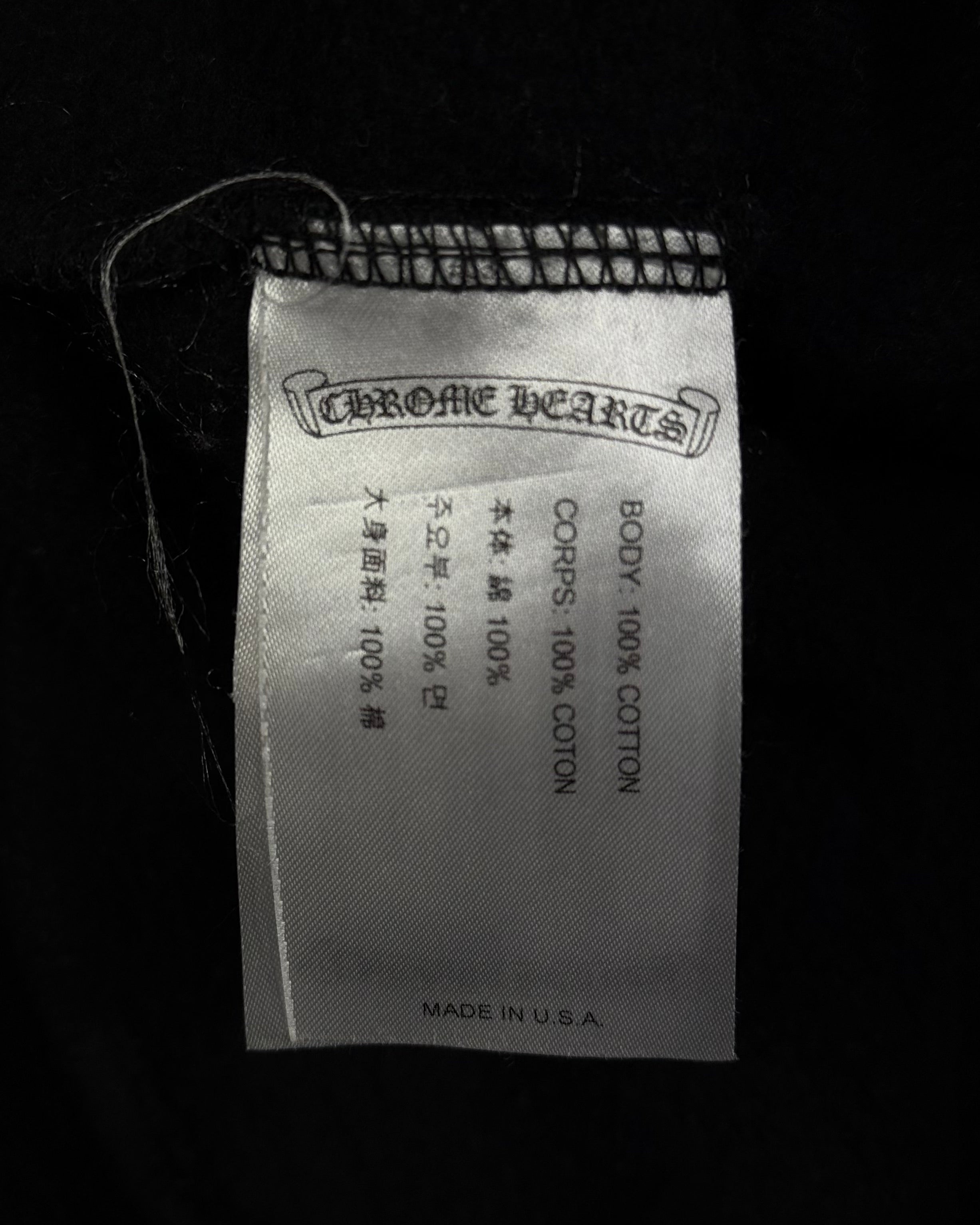 Chrome Hearts St. Barth Exclusive Black Zip Up Hoodie