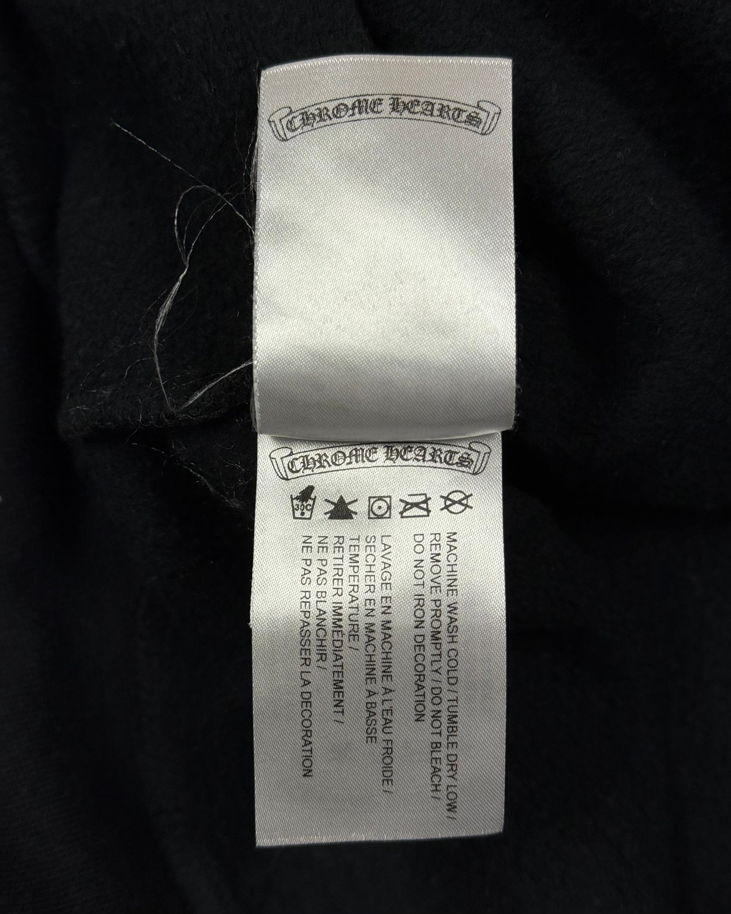 Chrome Hearts St. Barth Exclusive Black Zip Up Hoodie