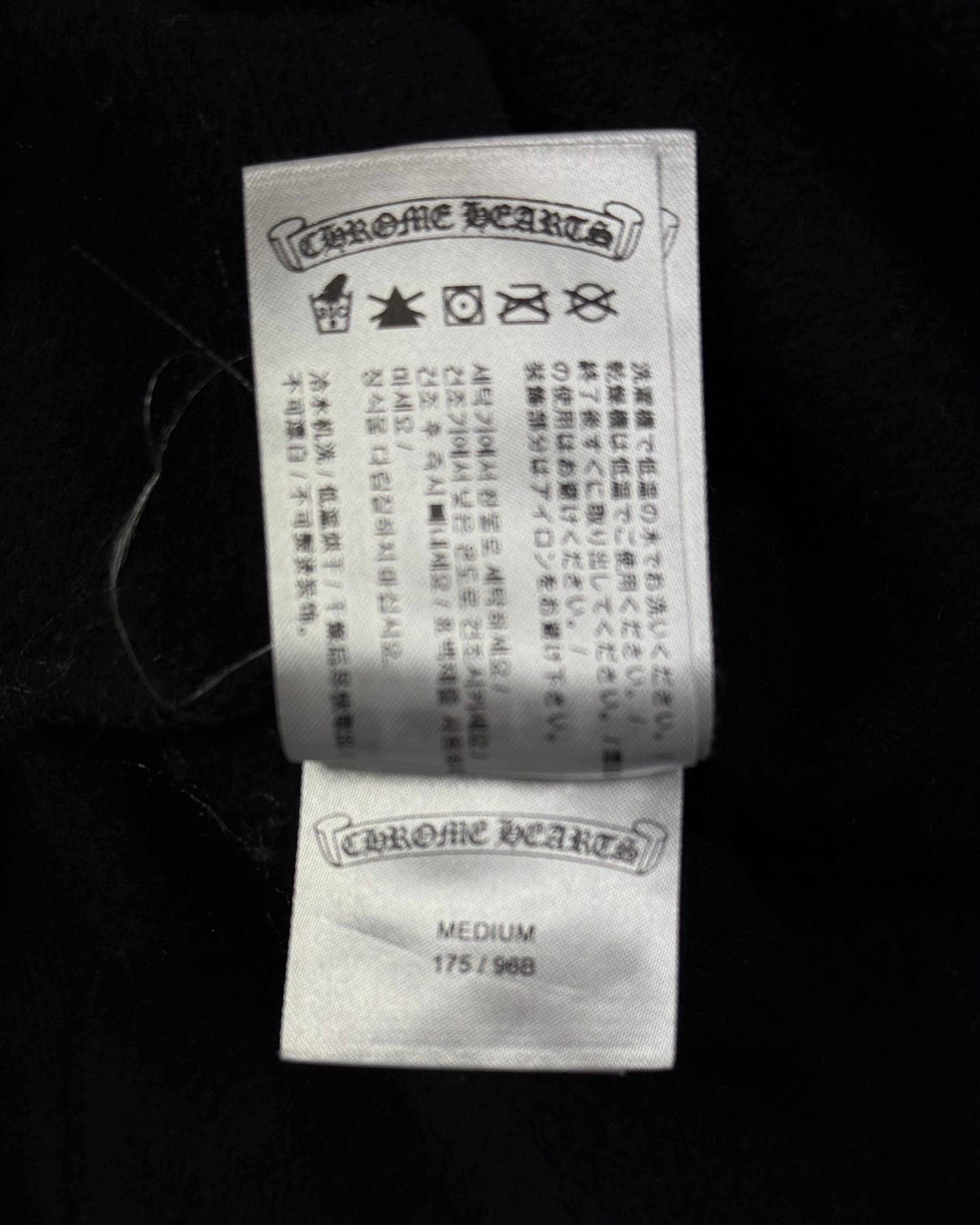 Chrome Hearts St. Barth Exclusive Black Zip Up Hoodie