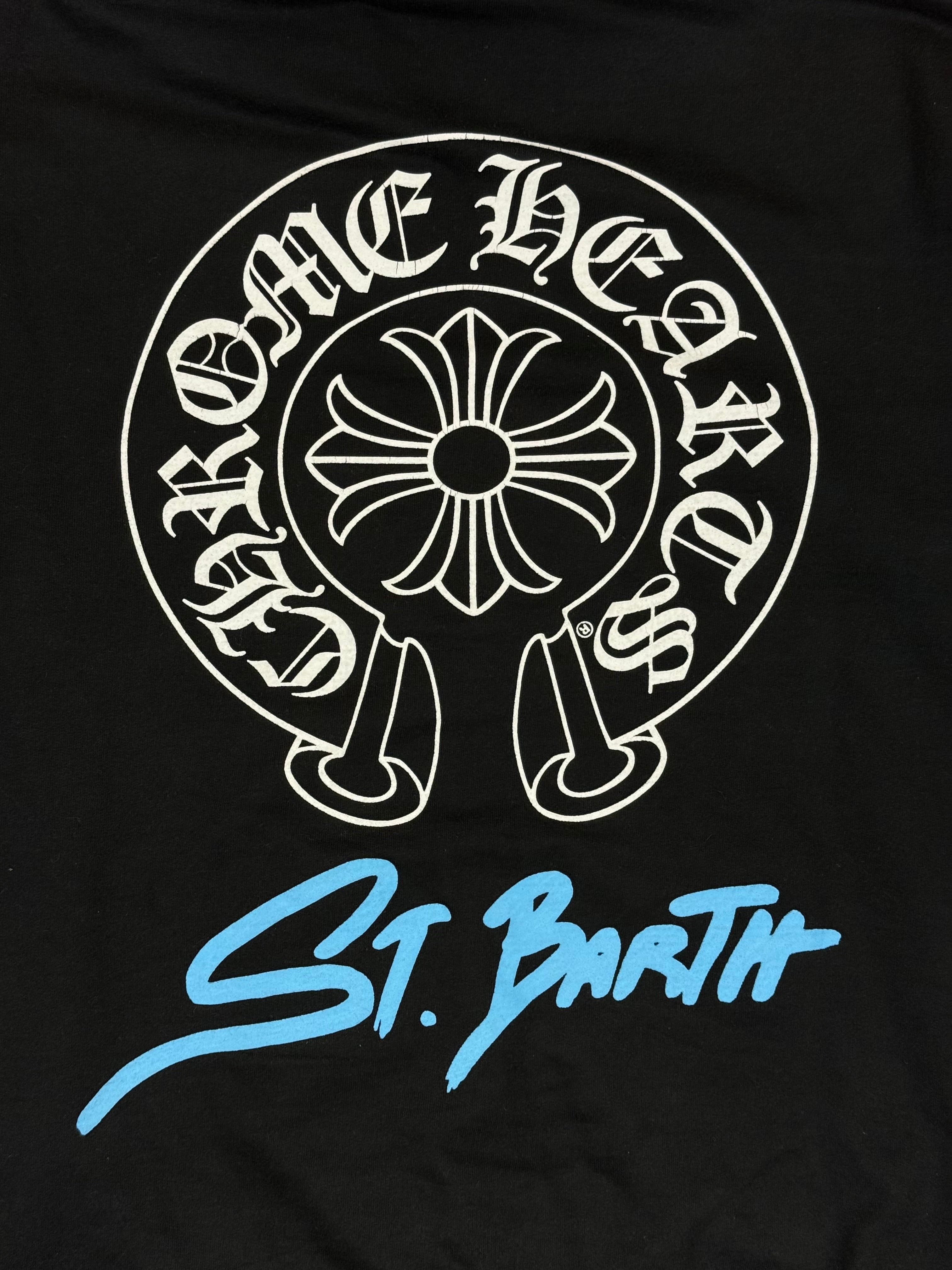 Chrome Hearts St. Barth Exclusive Black Zip Up Hoodie