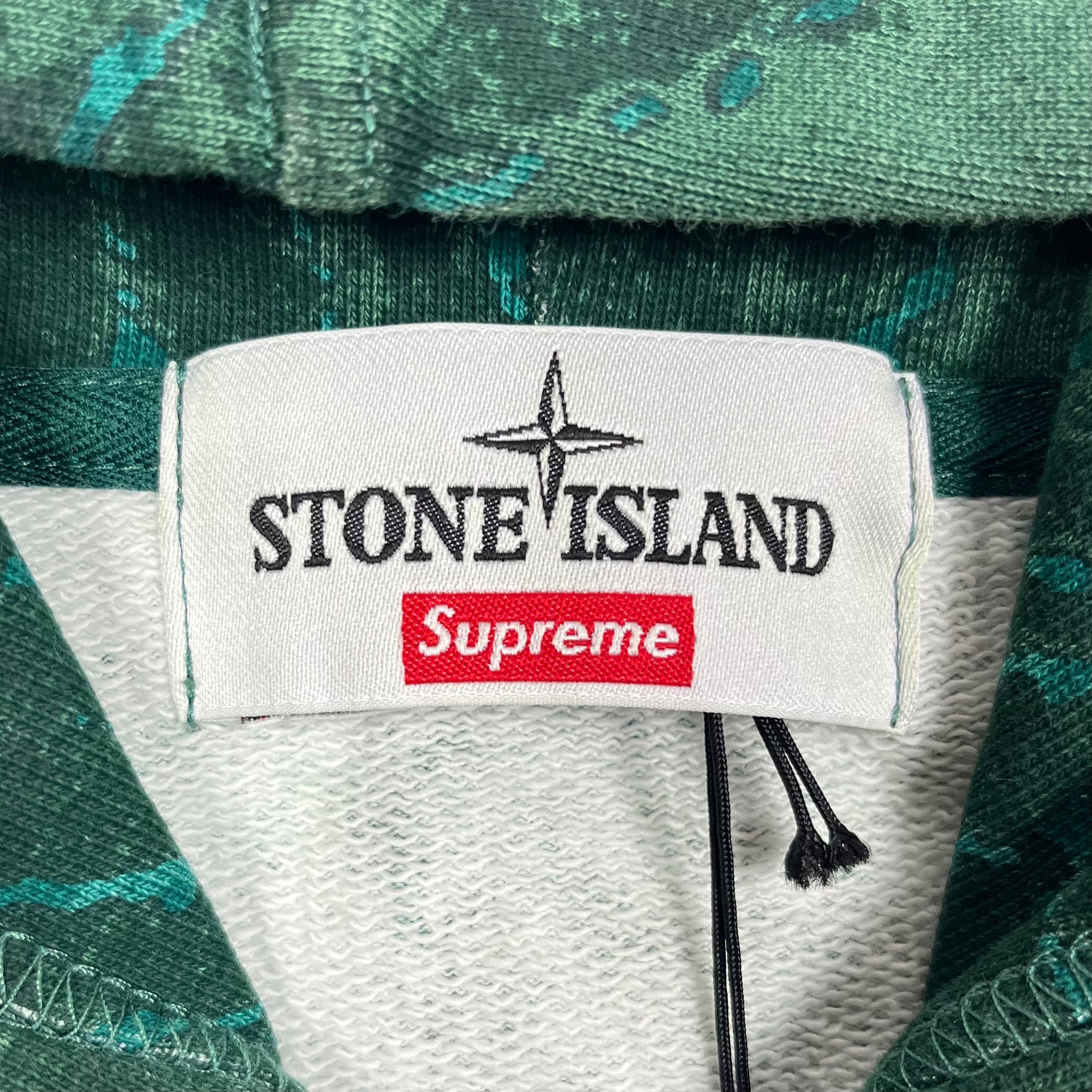 2023 Supreme x Stone Island Dark Green Hoodie