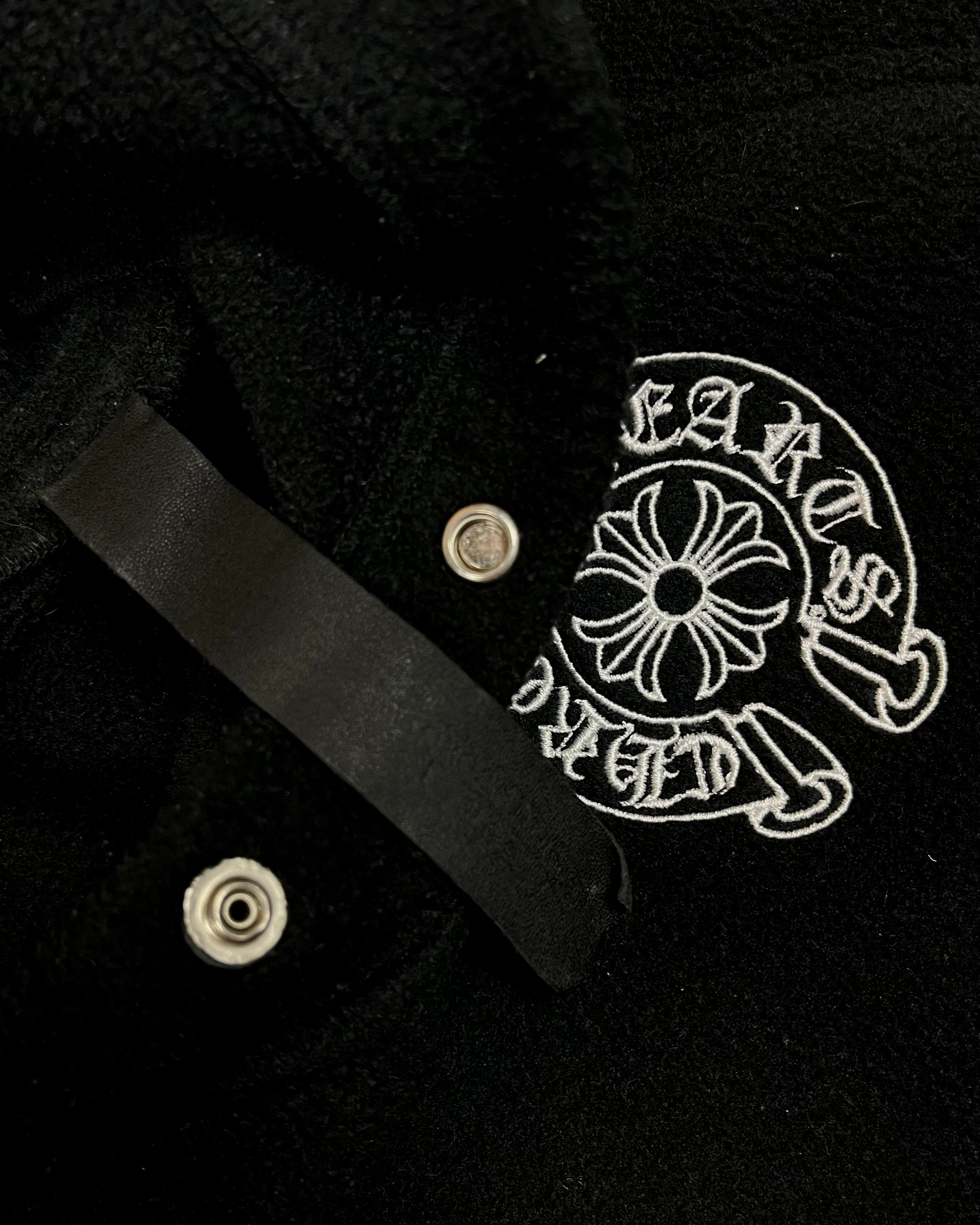 Chrome Hearts Black Fleece Hoodie