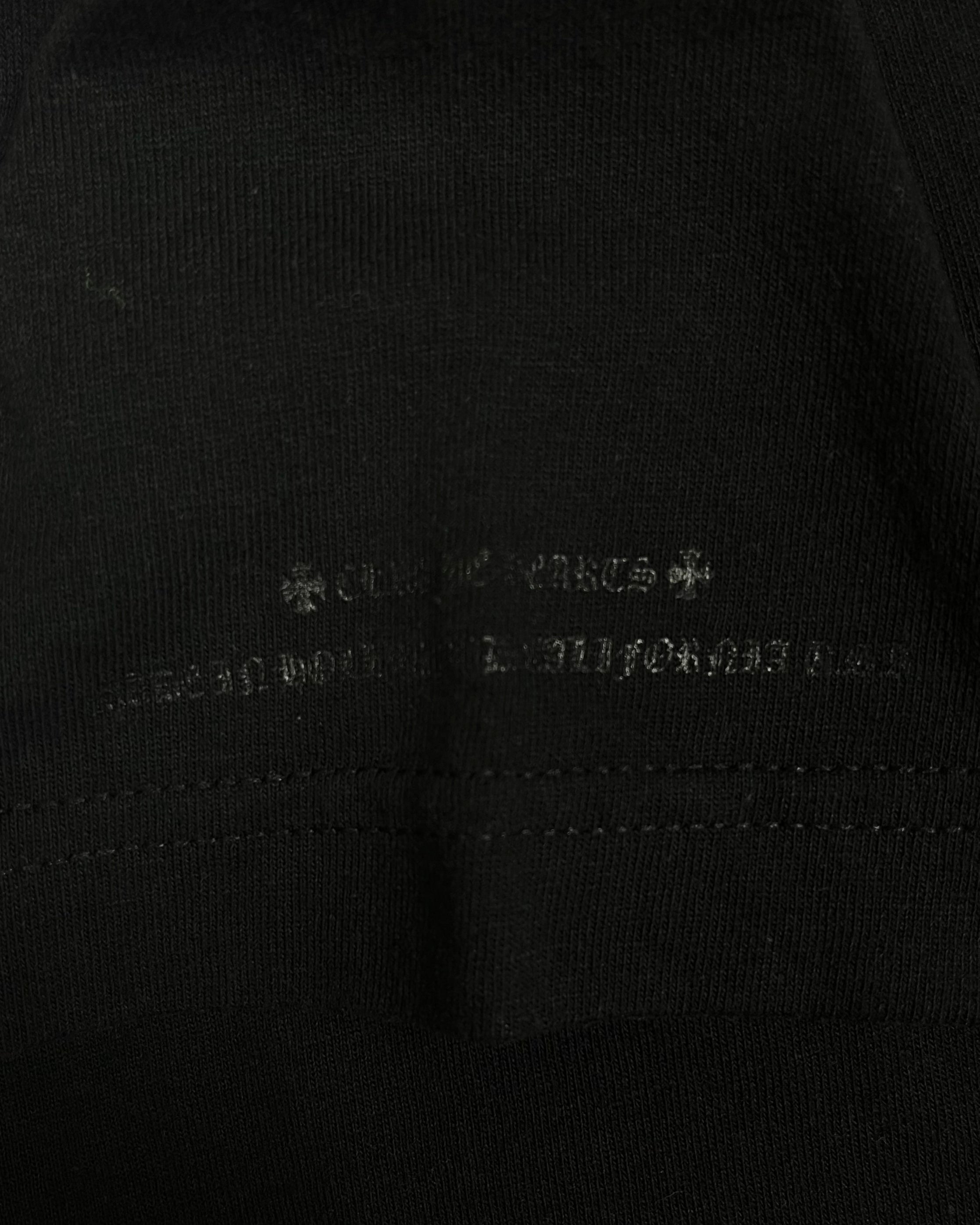 Chrome Hearts Black Cross Tonal Logo Tee