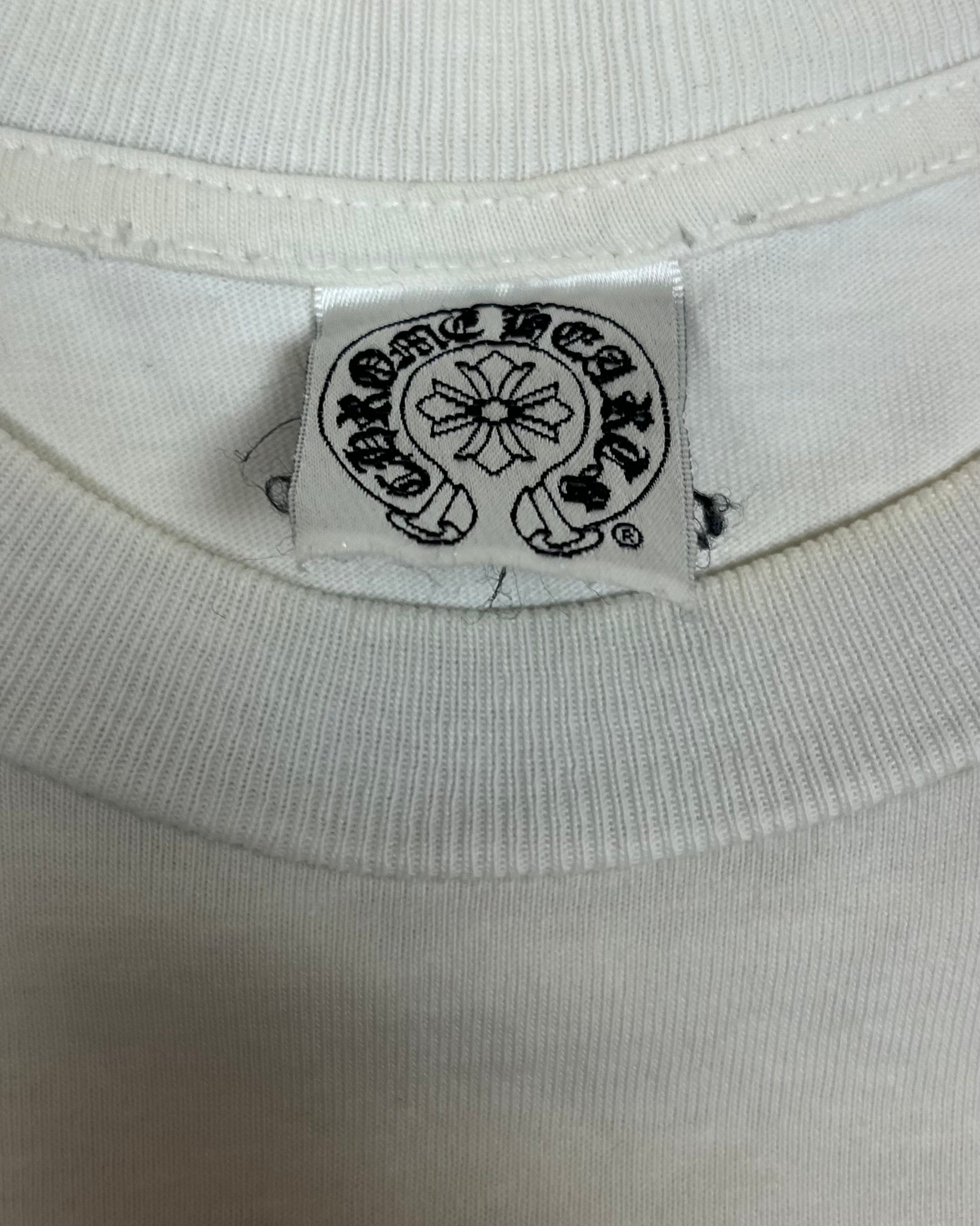 Chrome Hearts White Cross Logo Tee