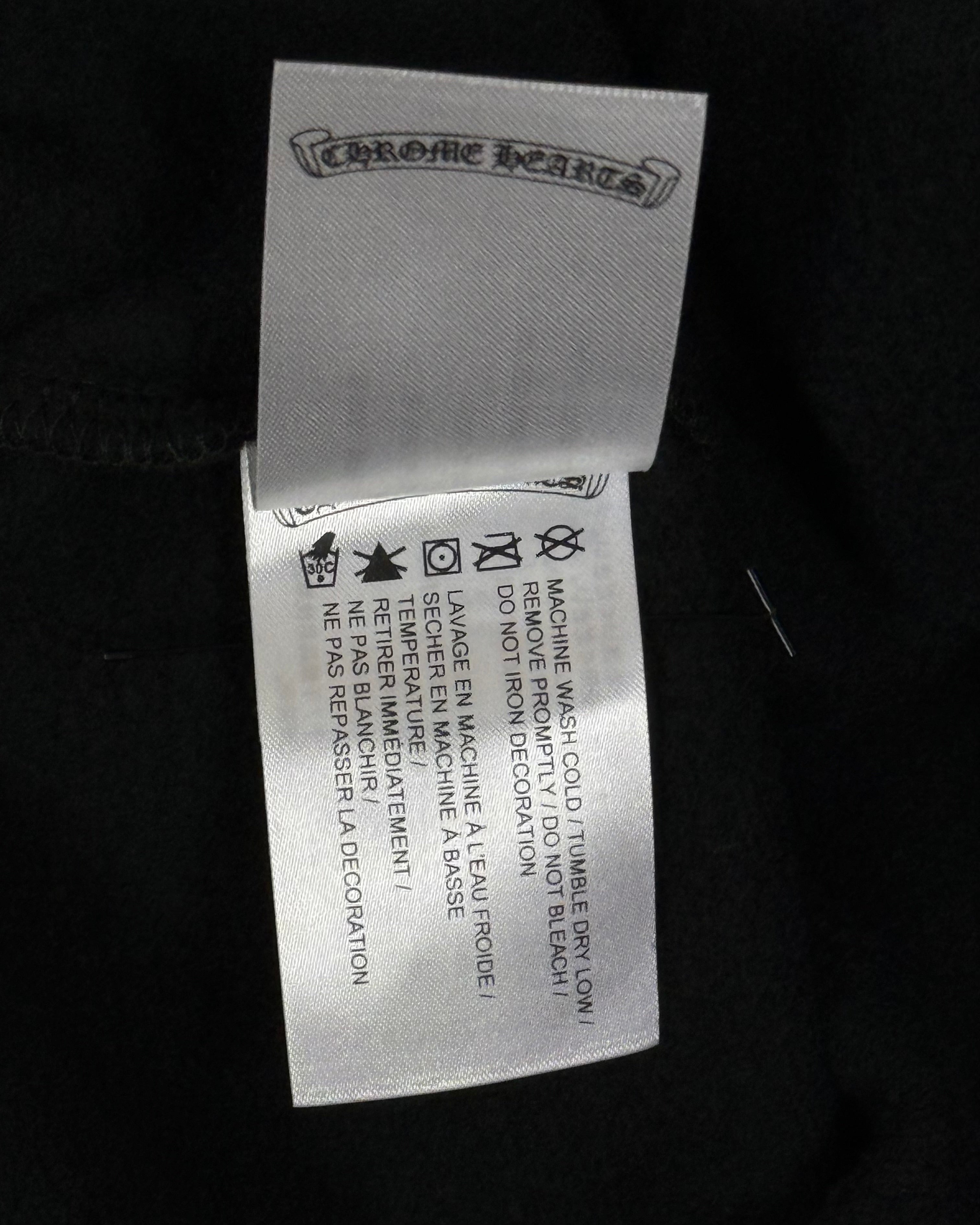 Chrome Hearts x FOTI Black Multi Color Thermal Zip Up Hoodie