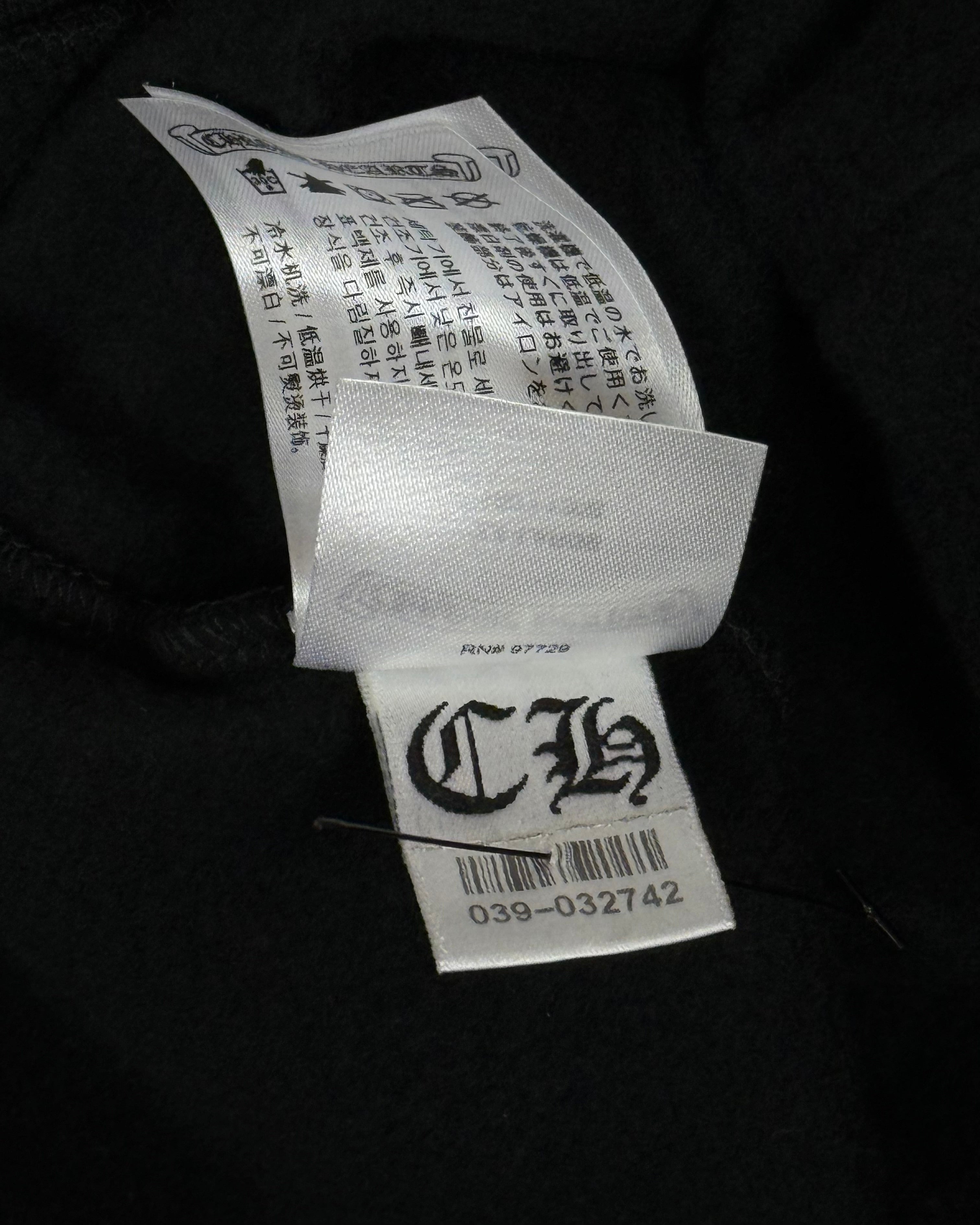 Chrome Hearts x FOTI Black Multi Color Thermal Zip Up Hoodie