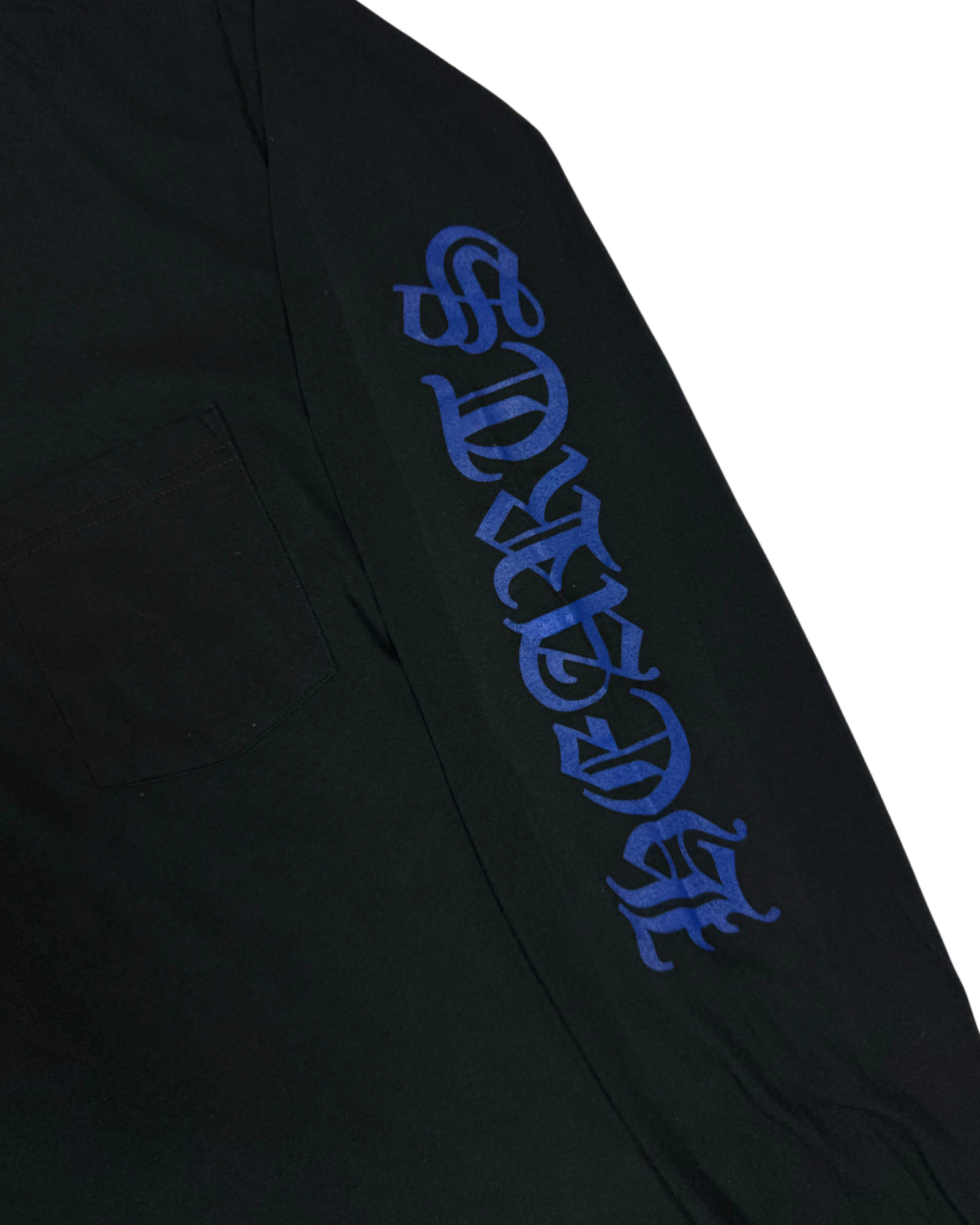 Chrome Hearts 1988 Black Blue Neck Logo Long Sleeve