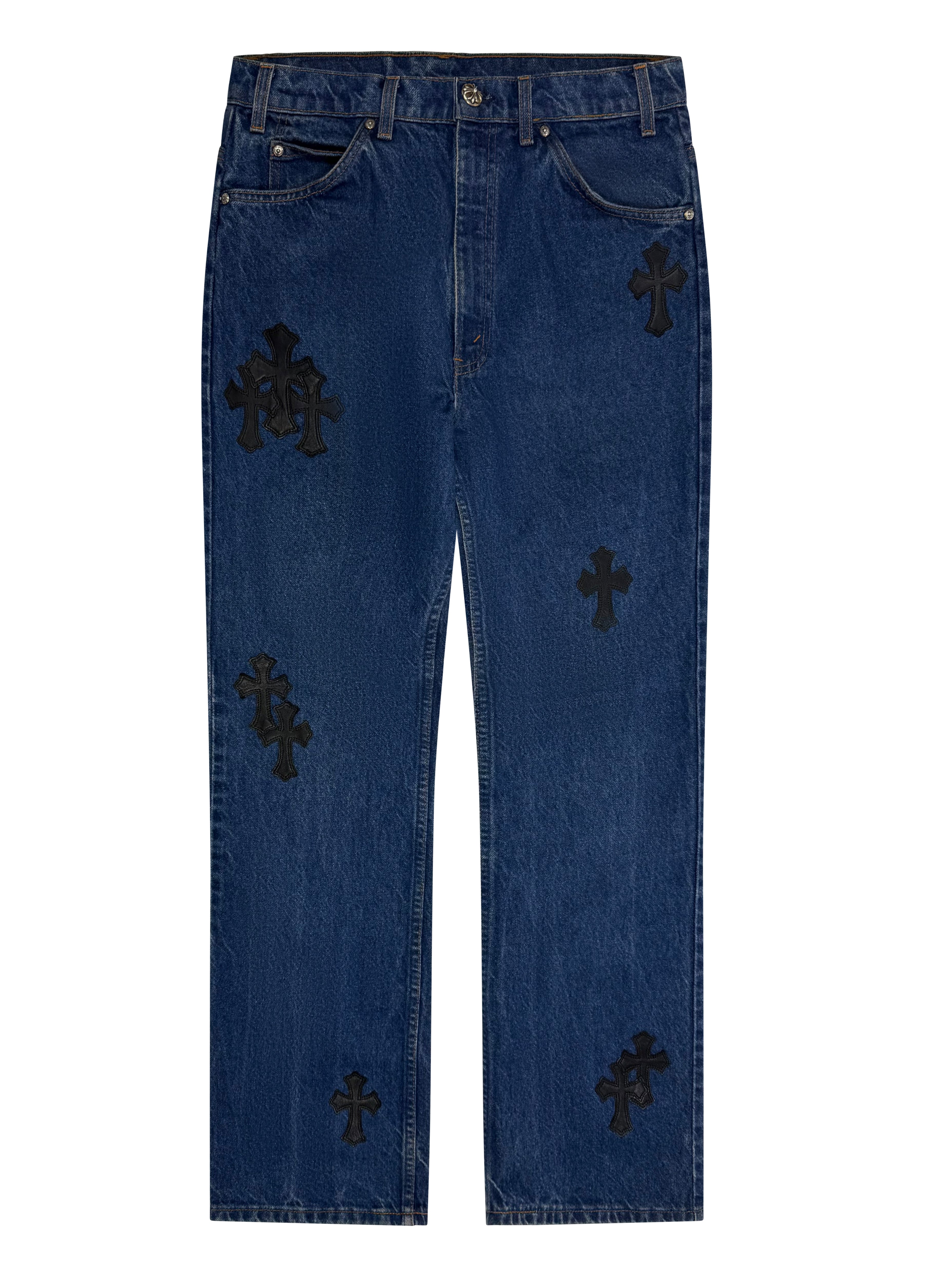 Chrome Hearts Cross Patch Levi's 517 Blue Jeans