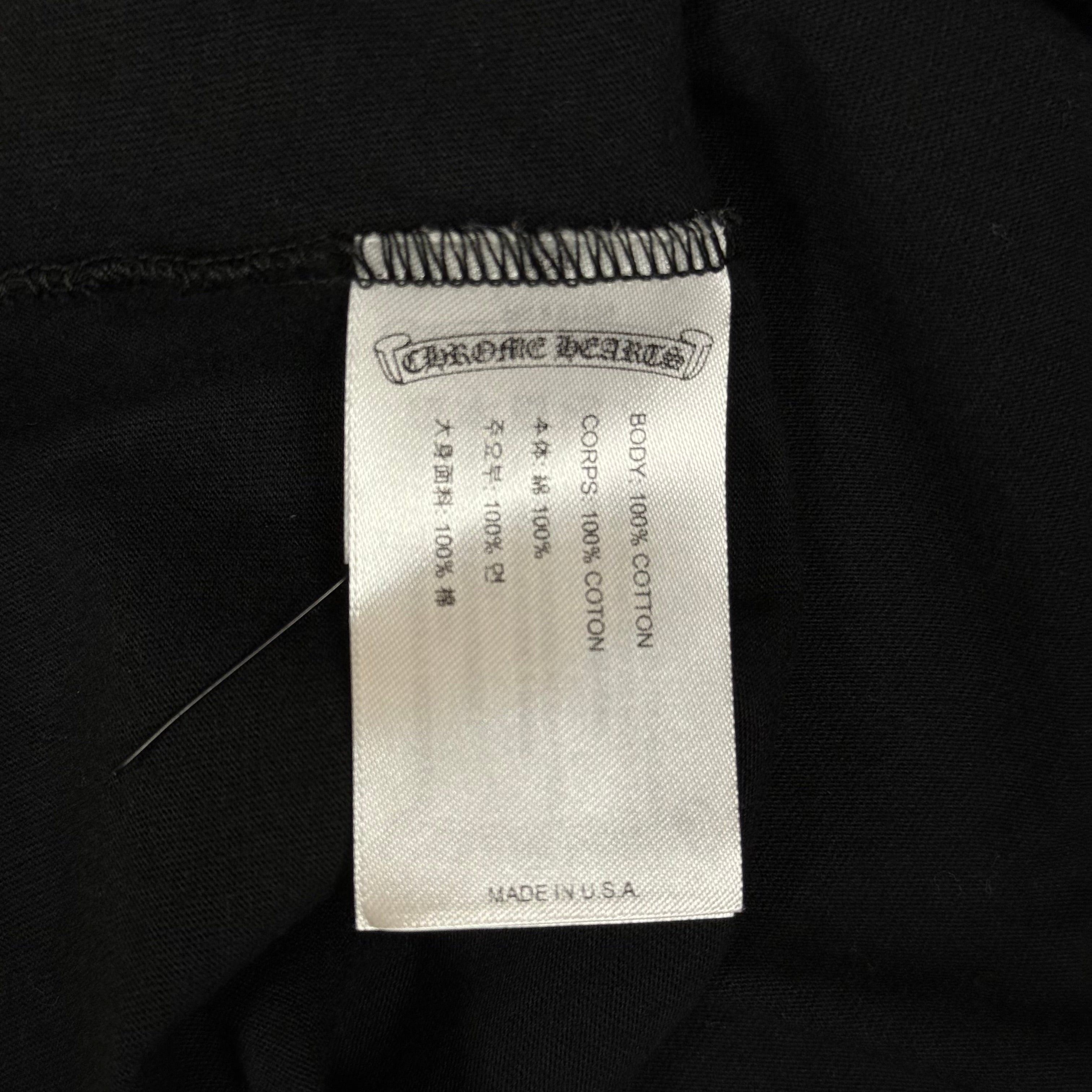 Chrome Hearts 1988 Black Blue Neck Logo Long Sleeve