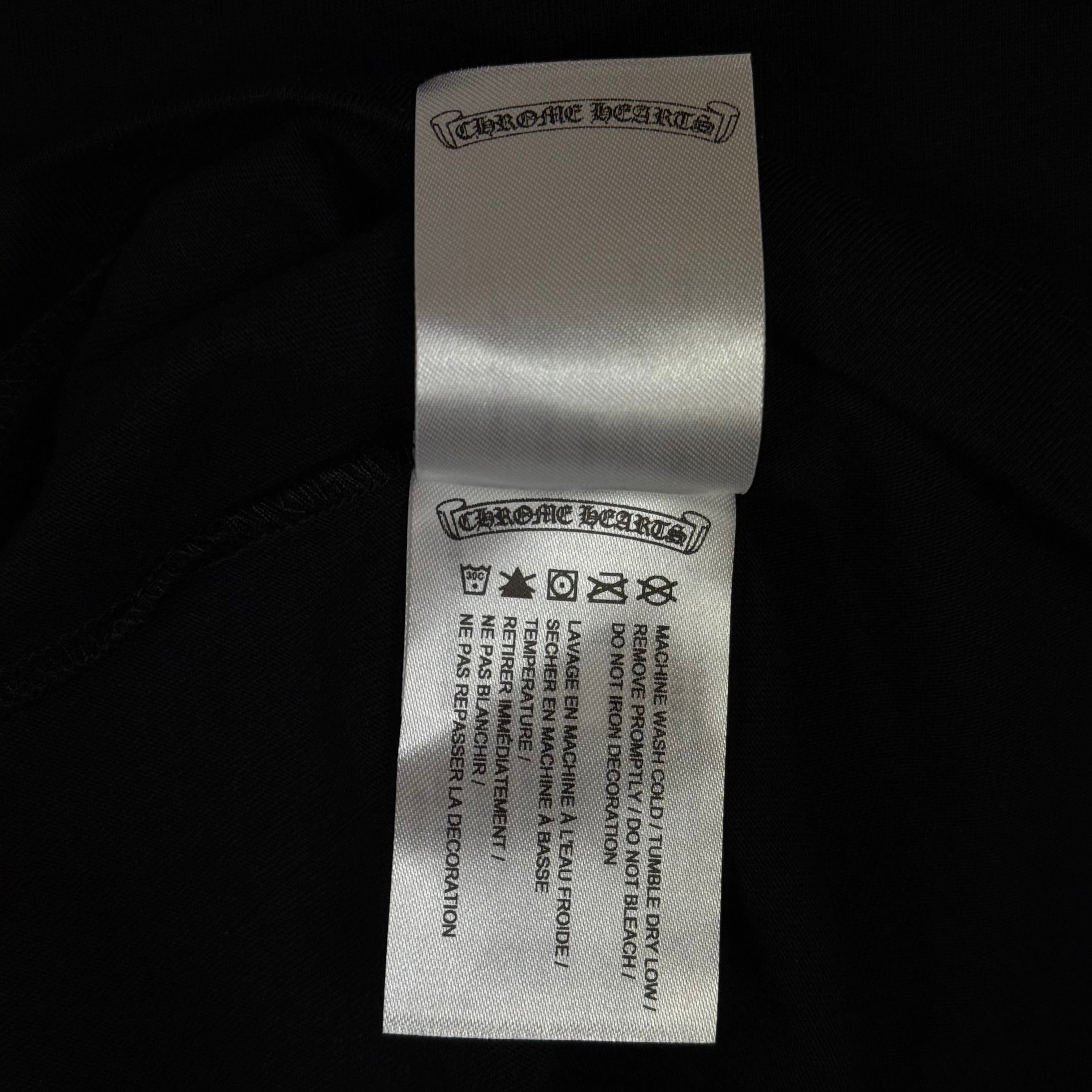 Chrome Hearts 1988 Black Blue Neck Logo Long Sleeve