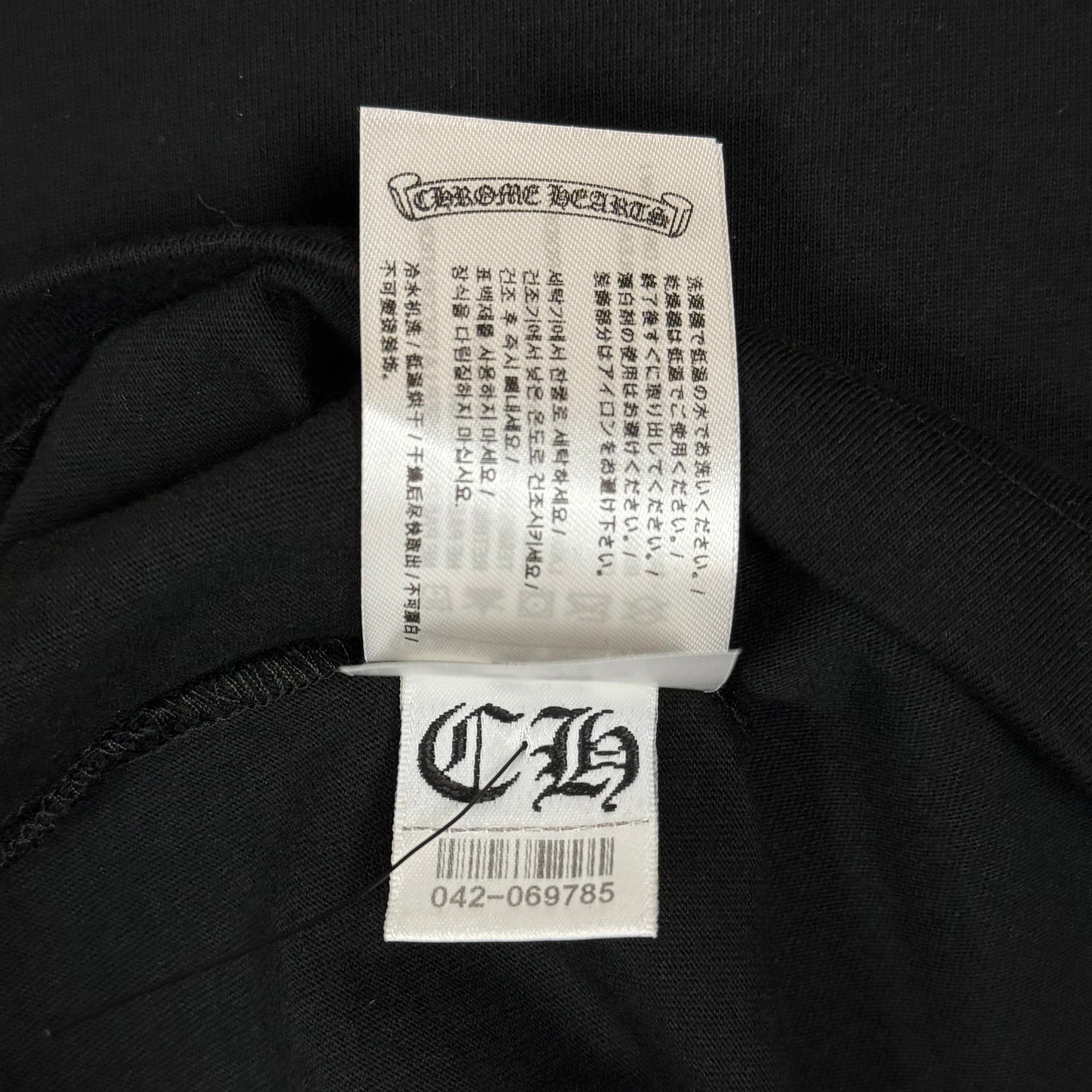 Chrome Hearts 1988 Black Blue Neck Logo Long Sleeve