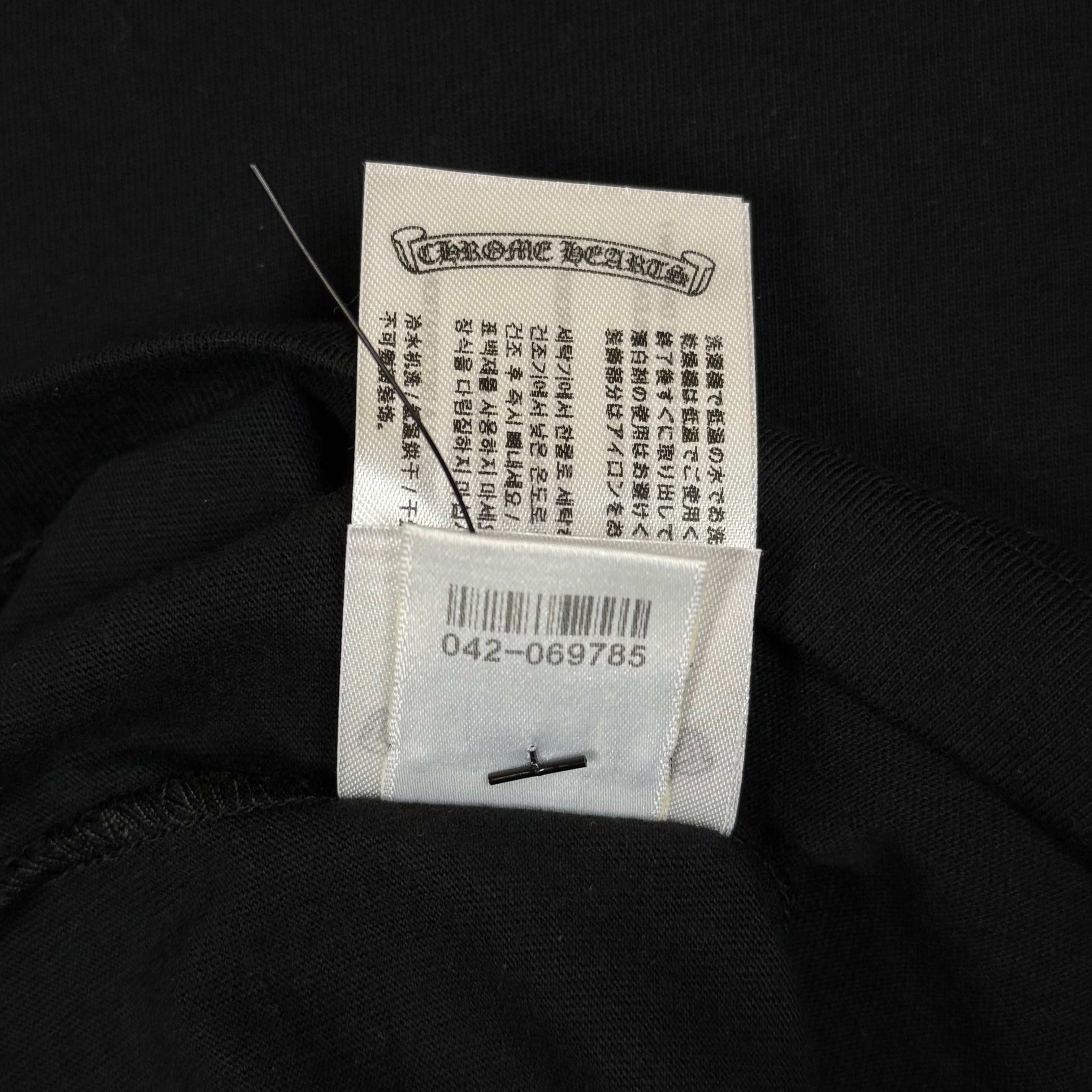 Chrome Hearts 1988 Black Blue Neck Logo Long Sleeve