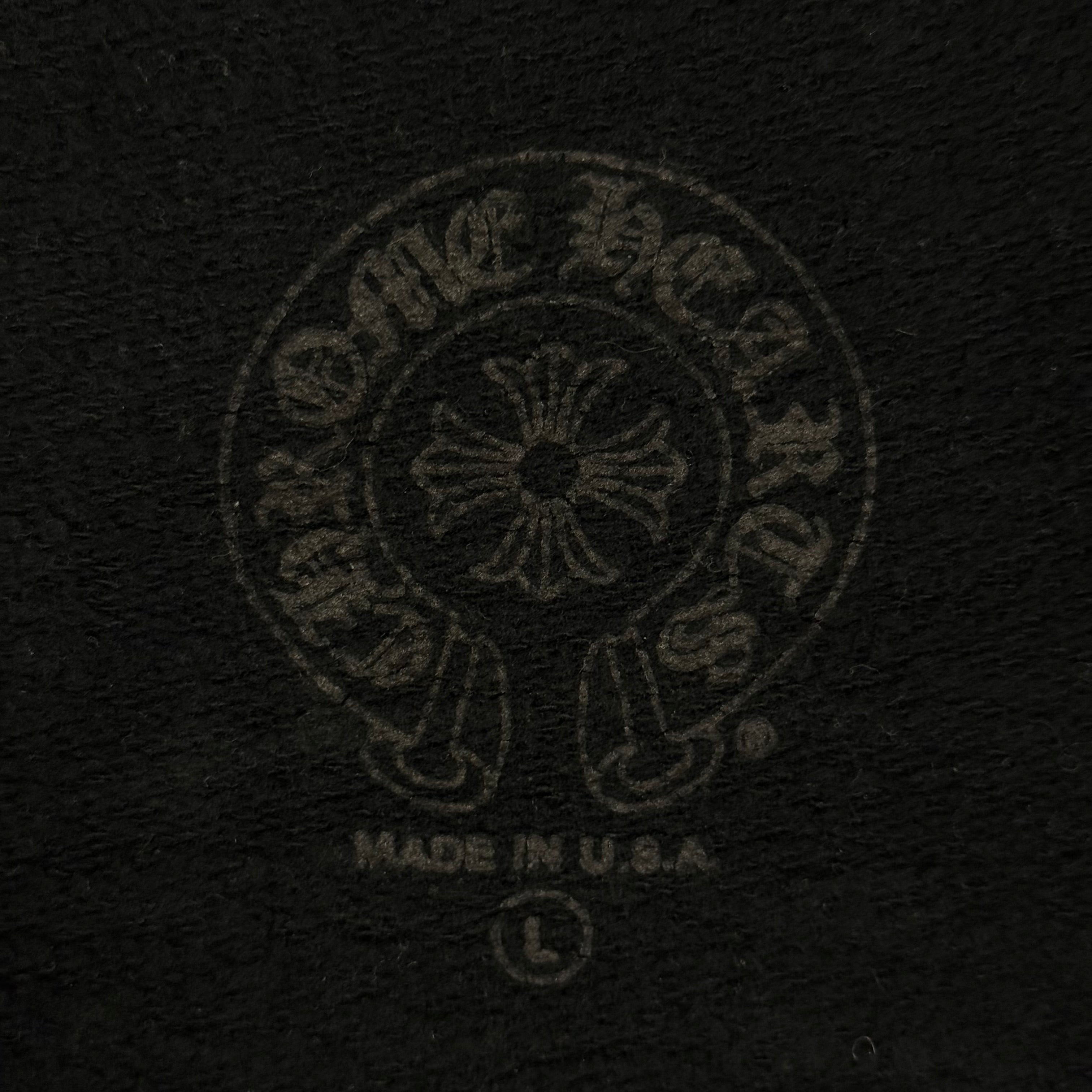 Chrome Hearts Black Horseshoe Zip Up Hoodie