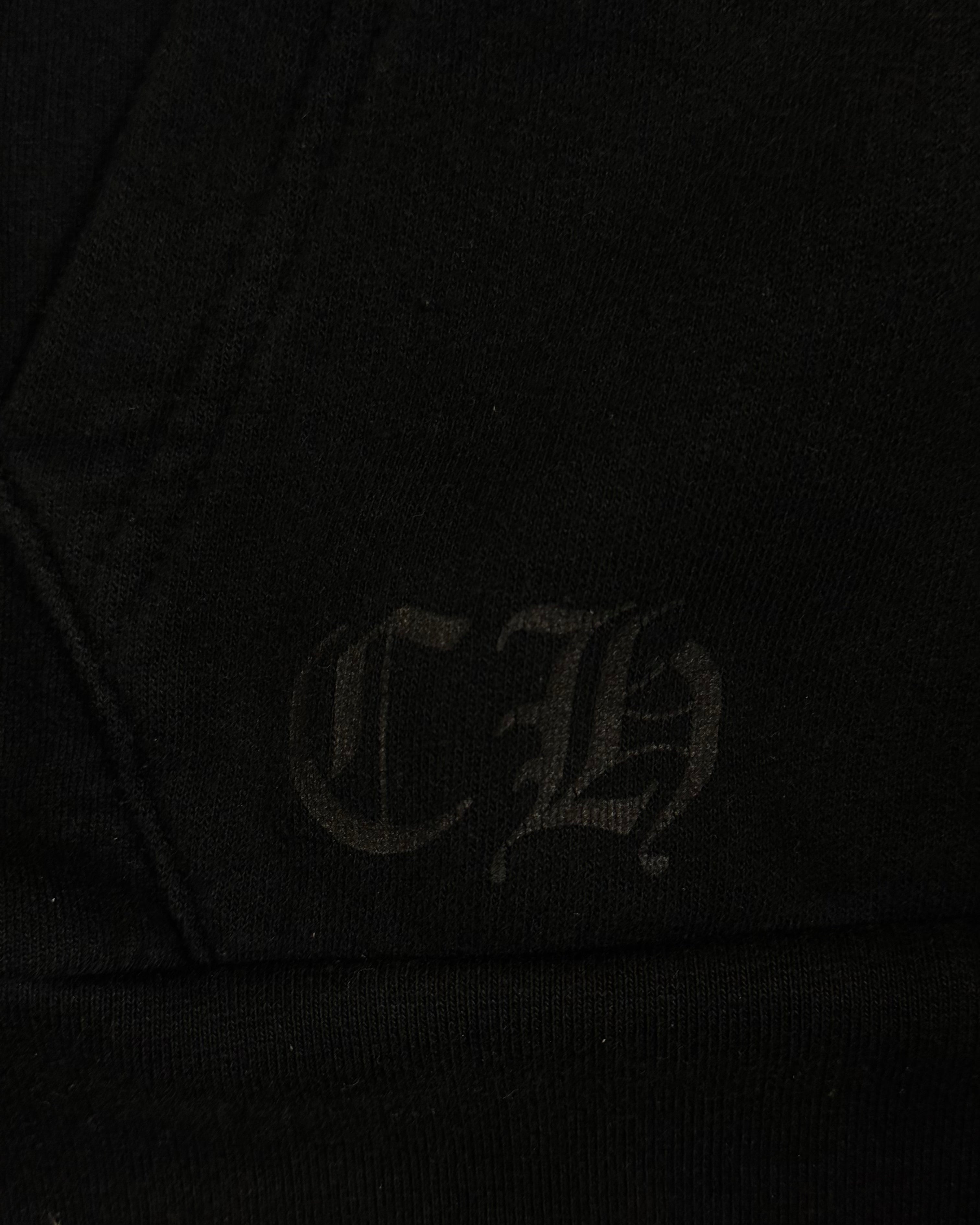 Chrome Hearts Black Horseshoe Zip Up Hoodie