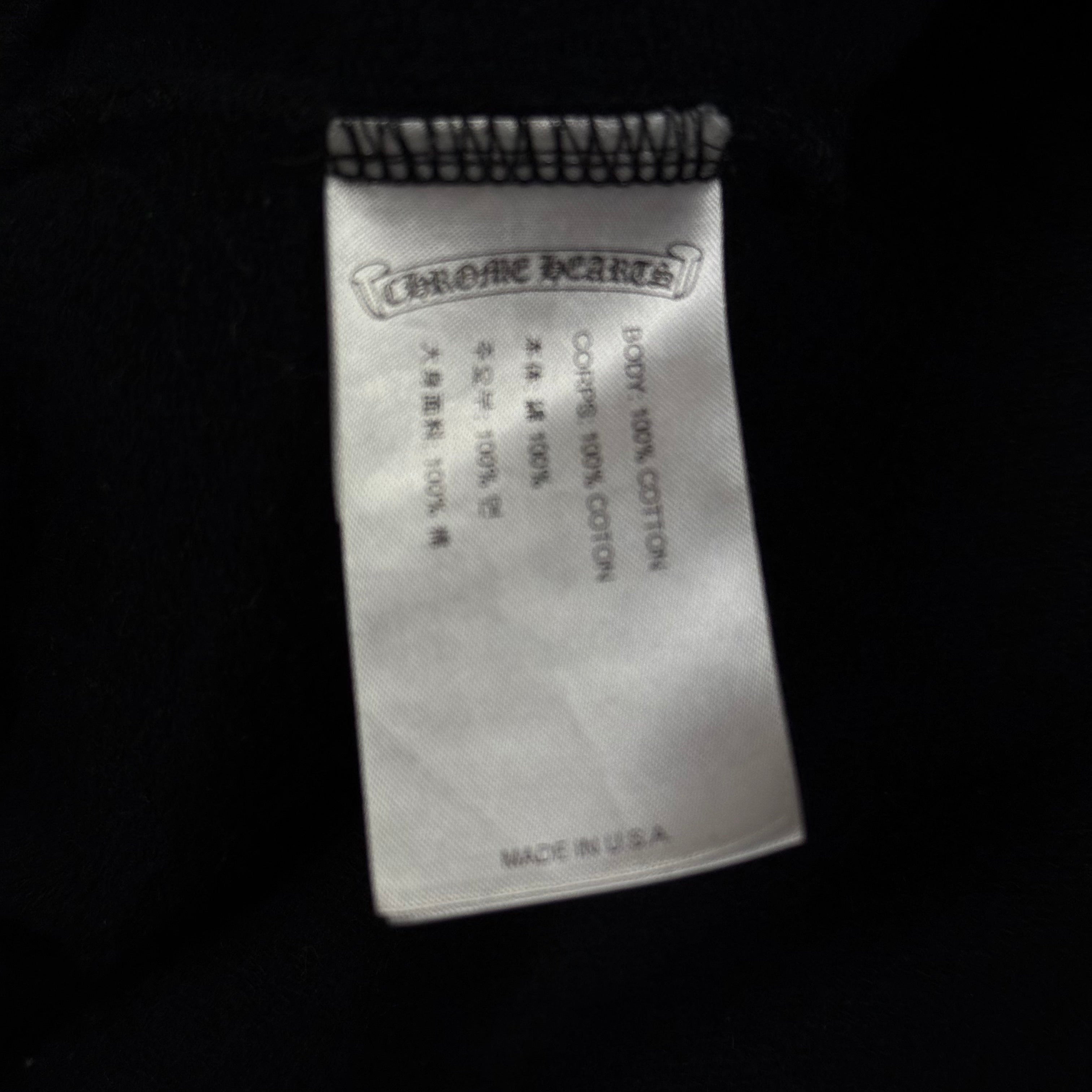 Chrome Hearts Black Horseshoe Zip Up Hoodie