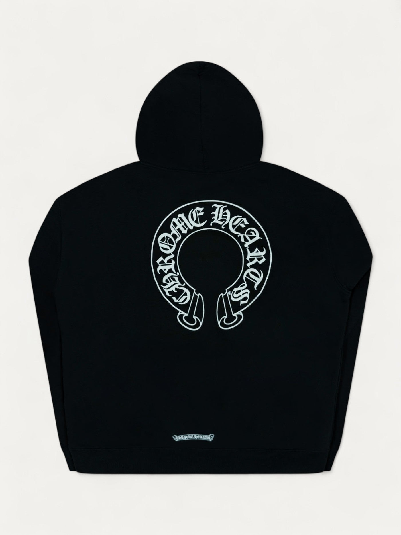 Chrome Hearts Black Horseshoe Zip Up Hoodie
