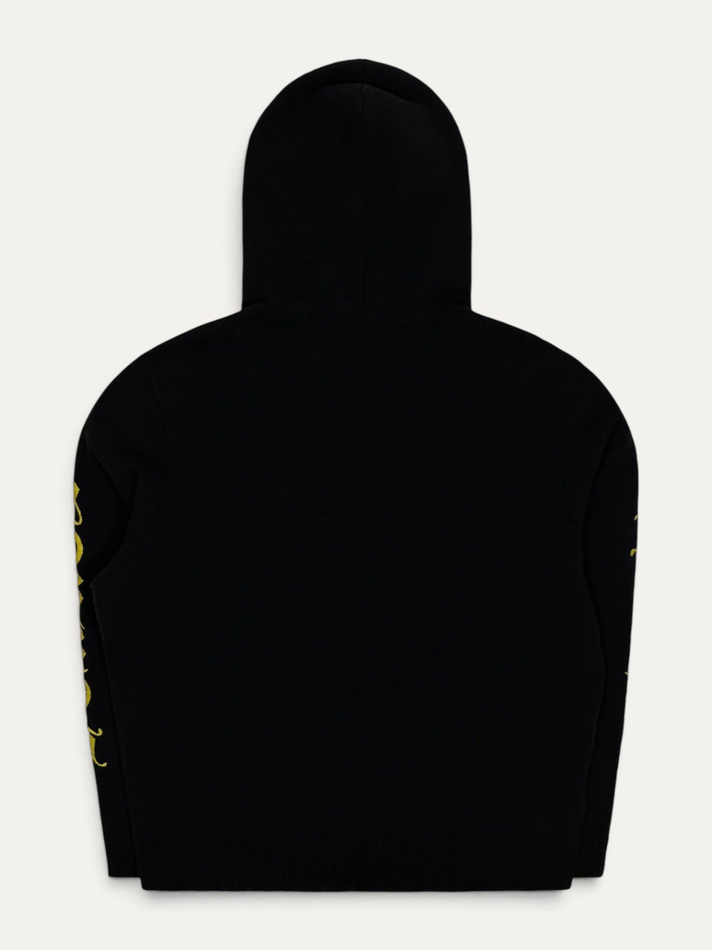 Chrome Hearts Cashmere Embroidered Black Yellow Hoodie