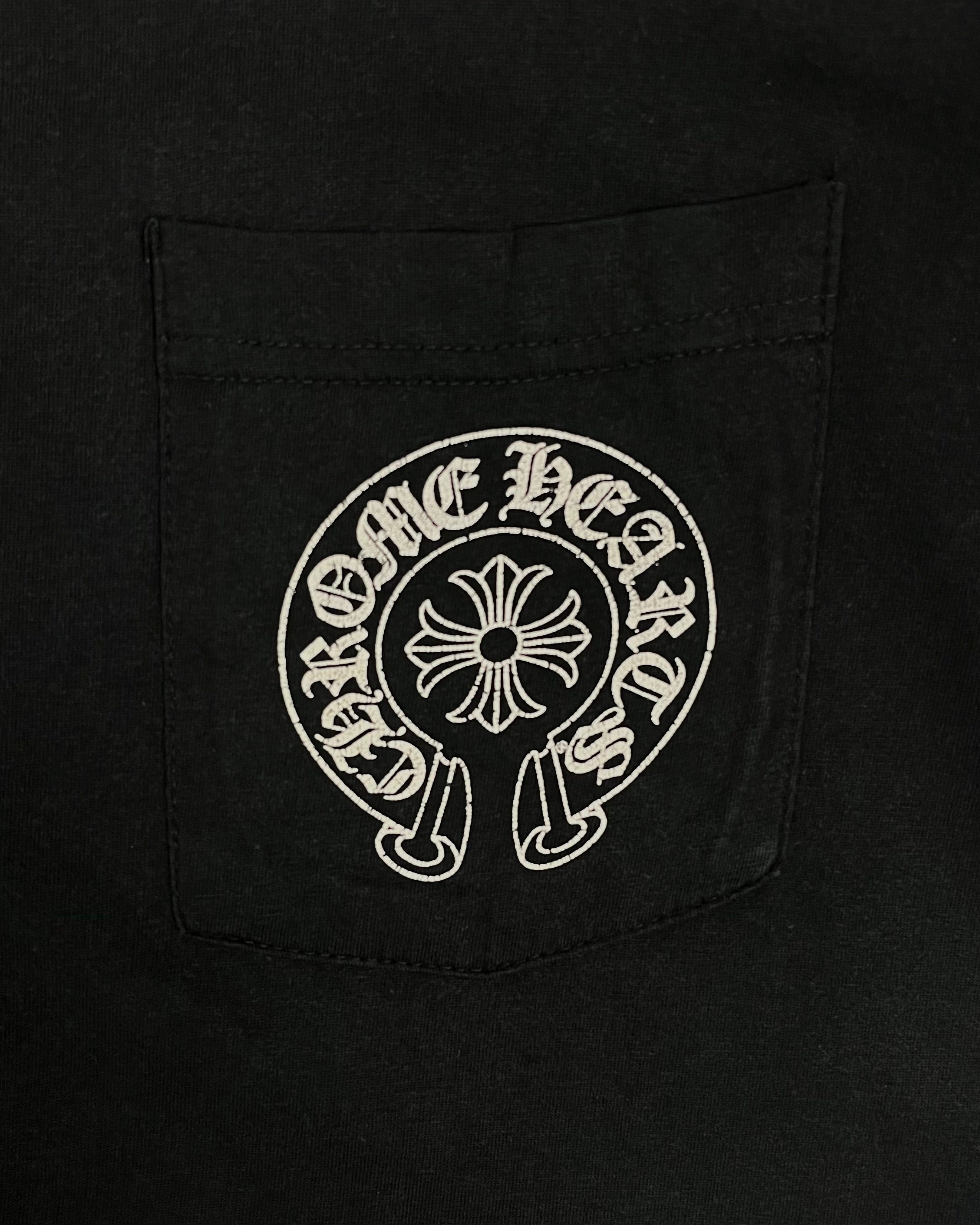 Chrome Hearts Black Hong Kong Logo Tee