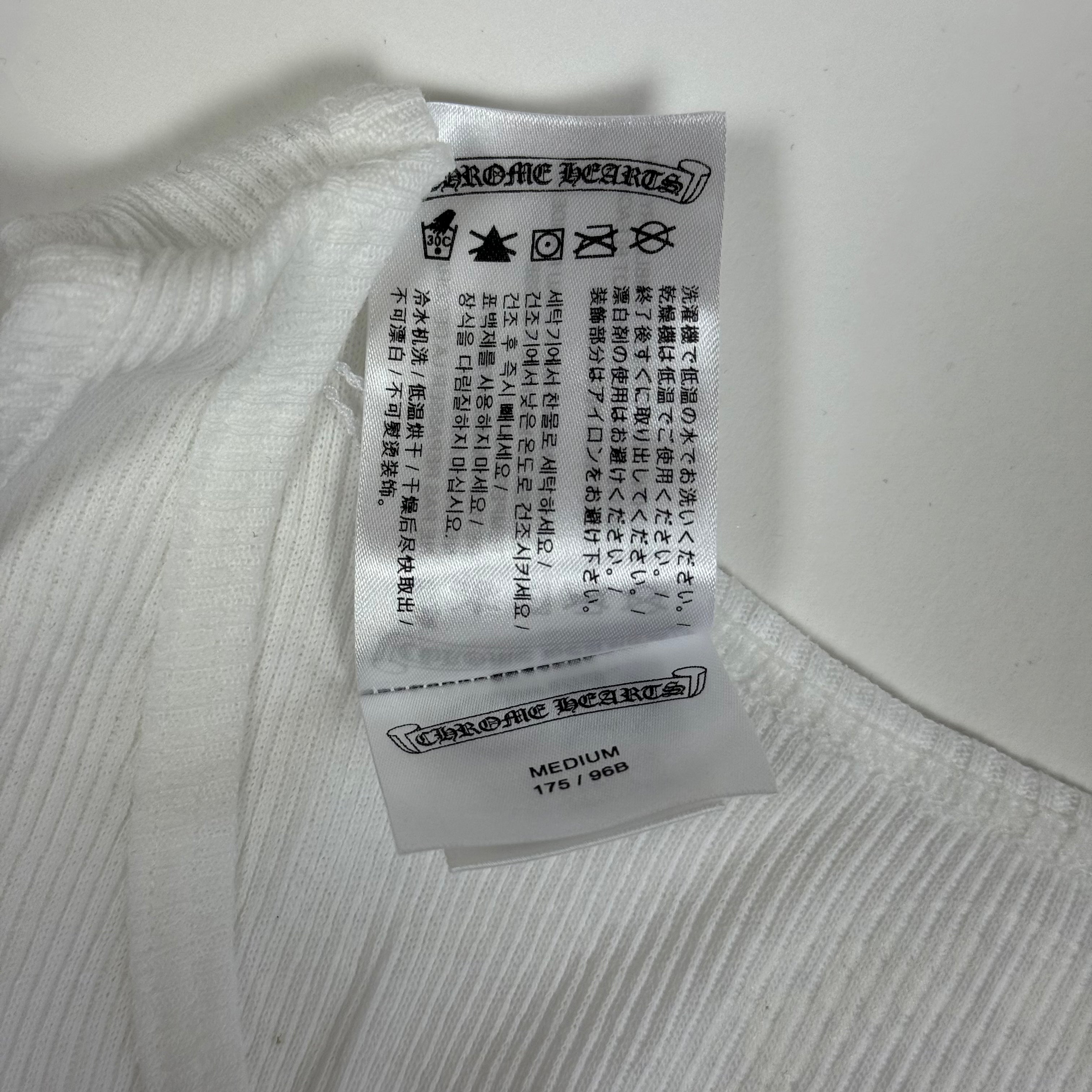Chrome Hearts T-Bar Pink White Tank Top