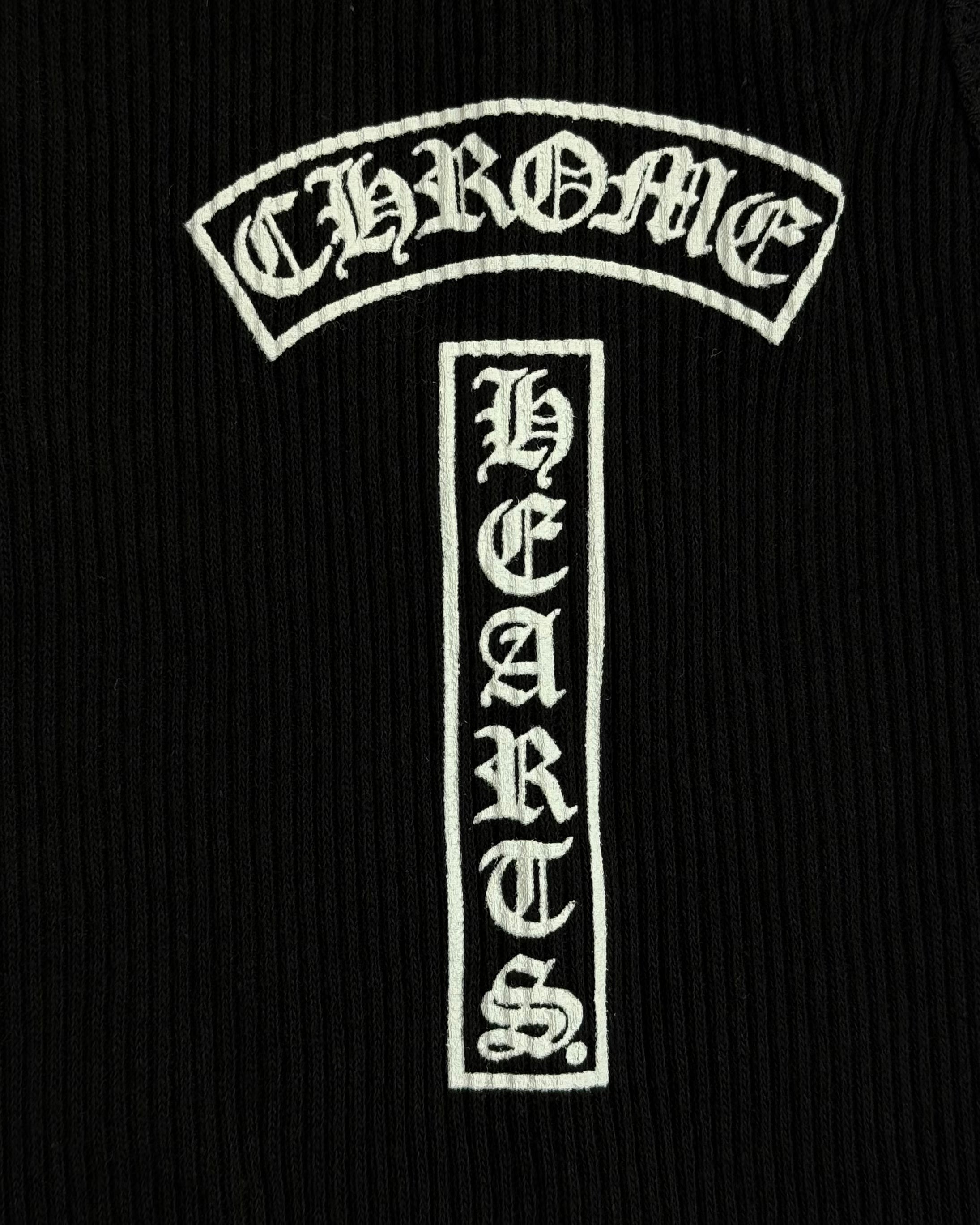 Chrome Hearts Black Cross T-Bar Logo Tank Top