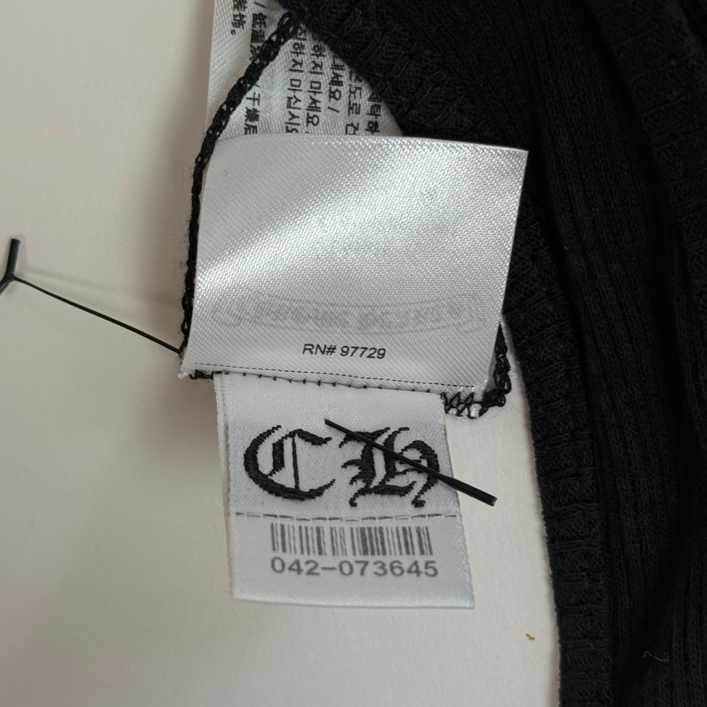 Chrome Hearts Black Cross T-Bar Logo Tank Top