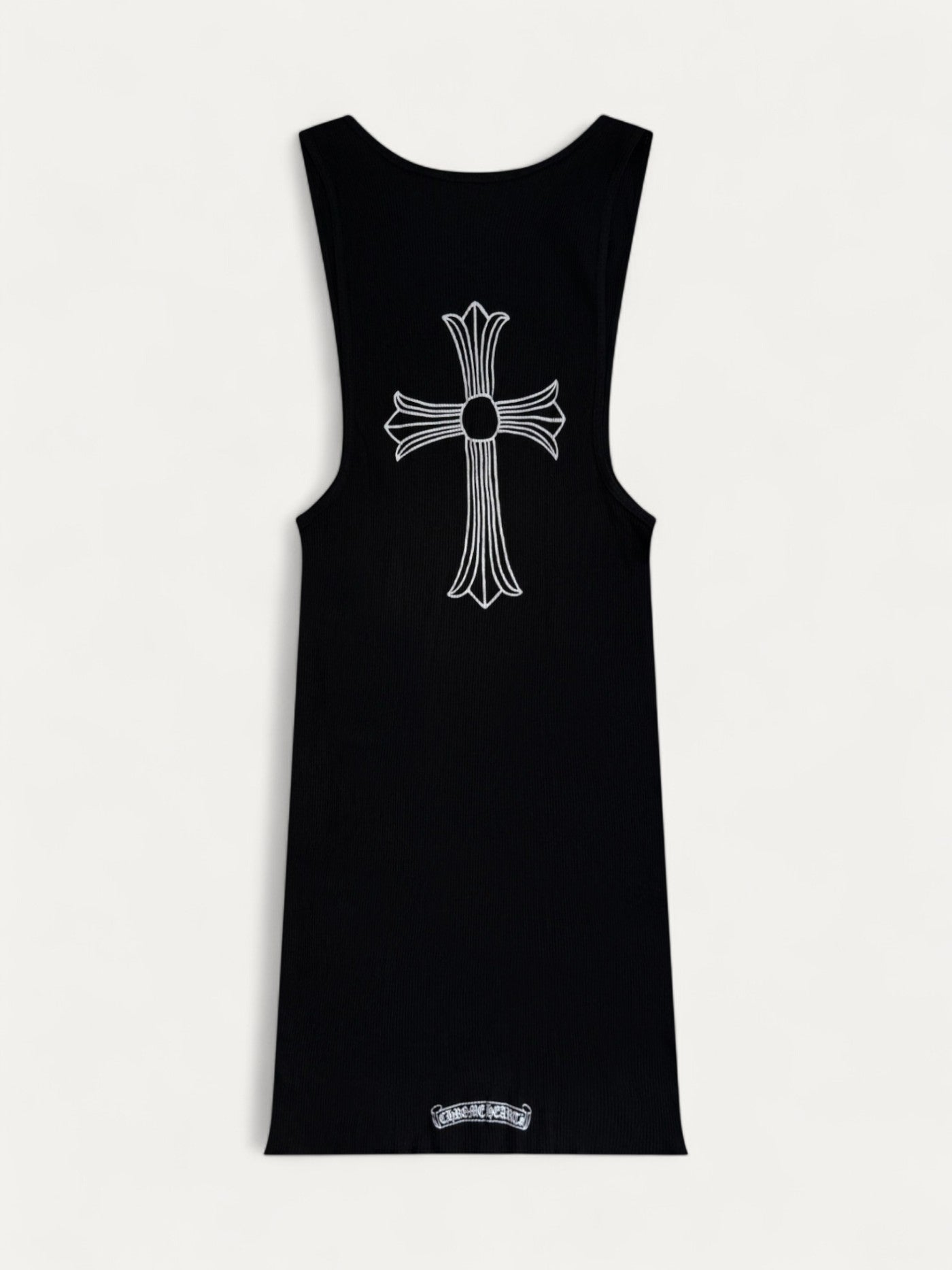 Chrome Hearts Black Cross T-Bar Logo Tank Top