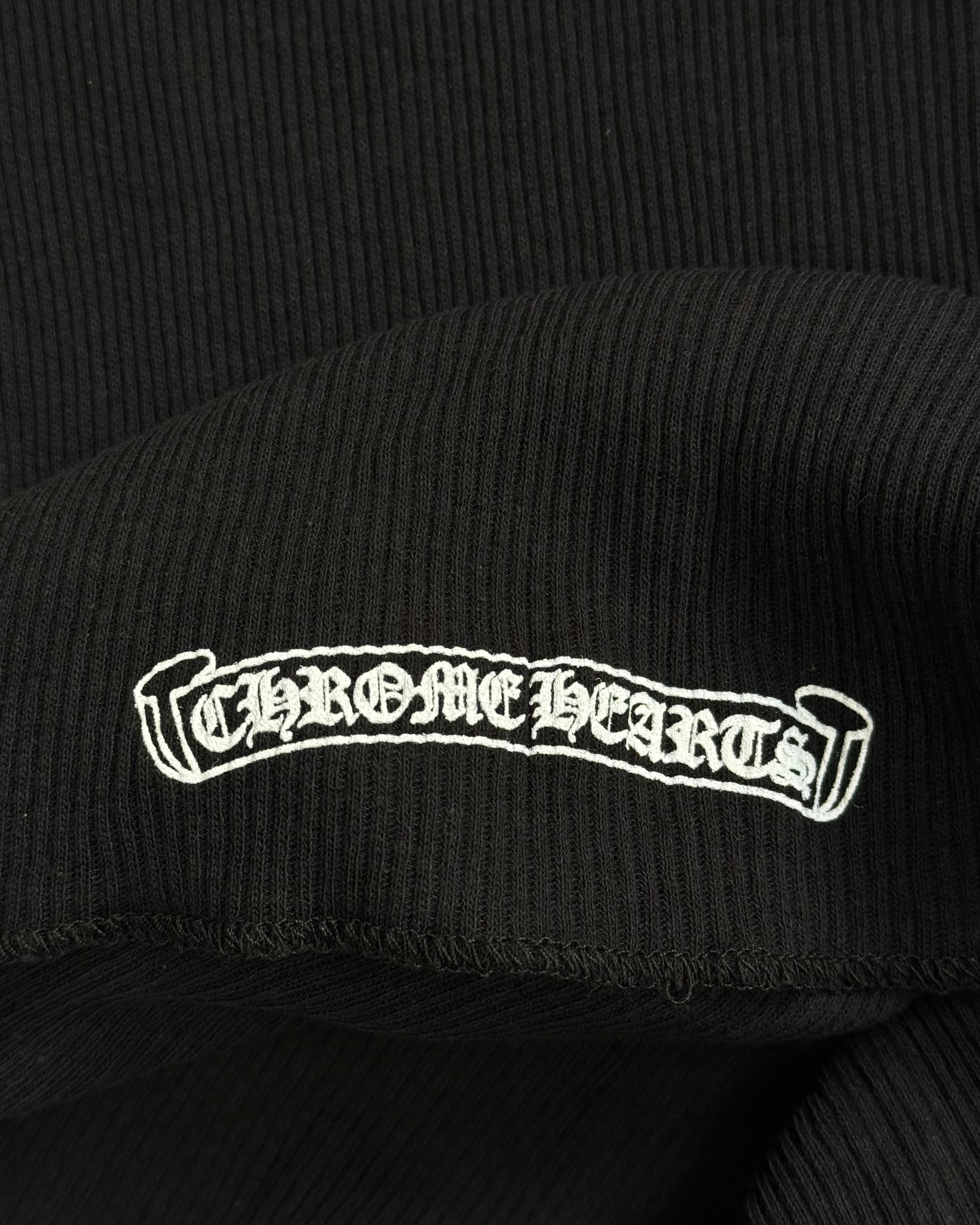 Chrome Hearts Black Cross T-Bar Logo Tank Top