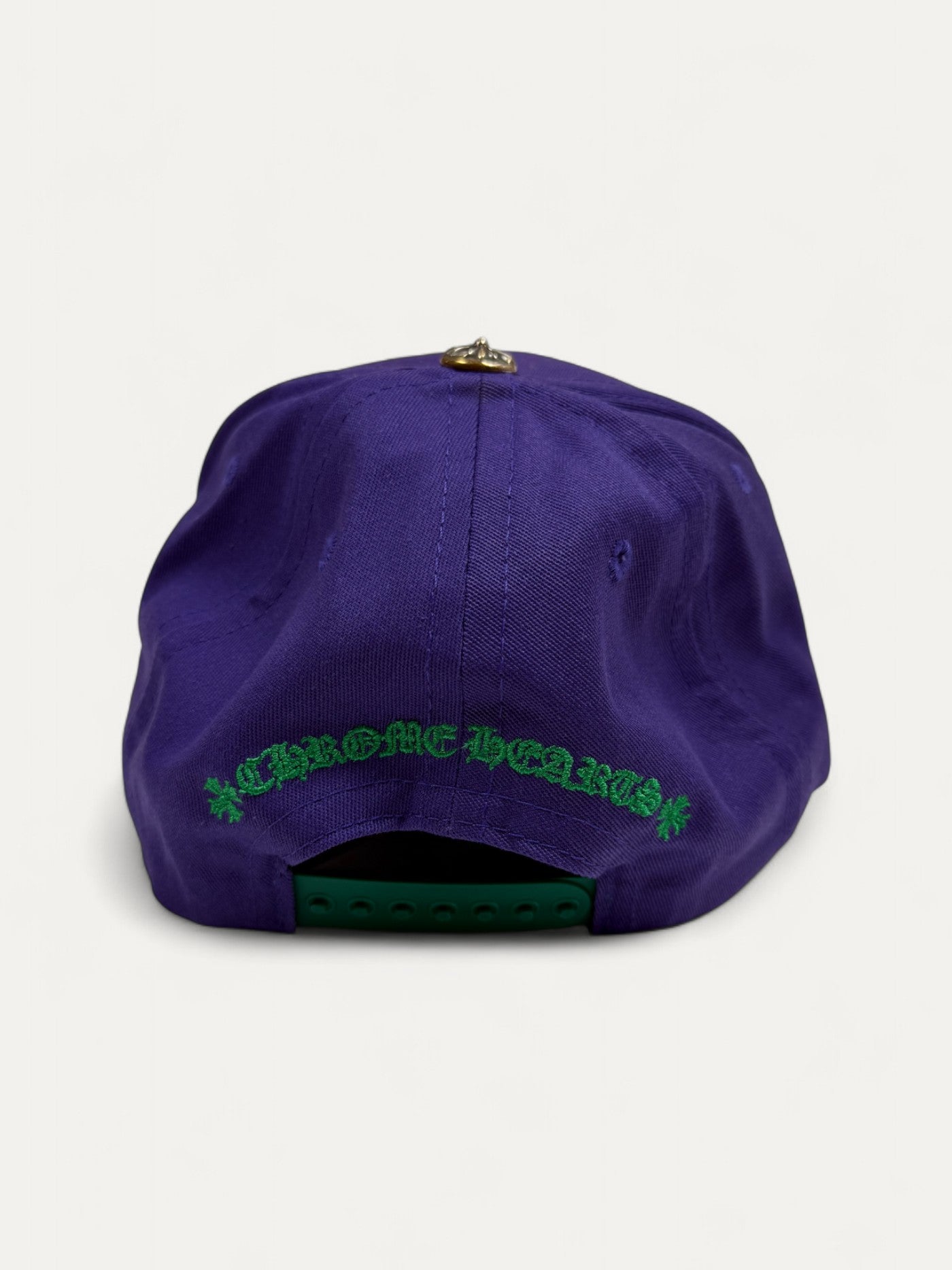 Chrome Hearts CH Purple Green Silver Button Cap