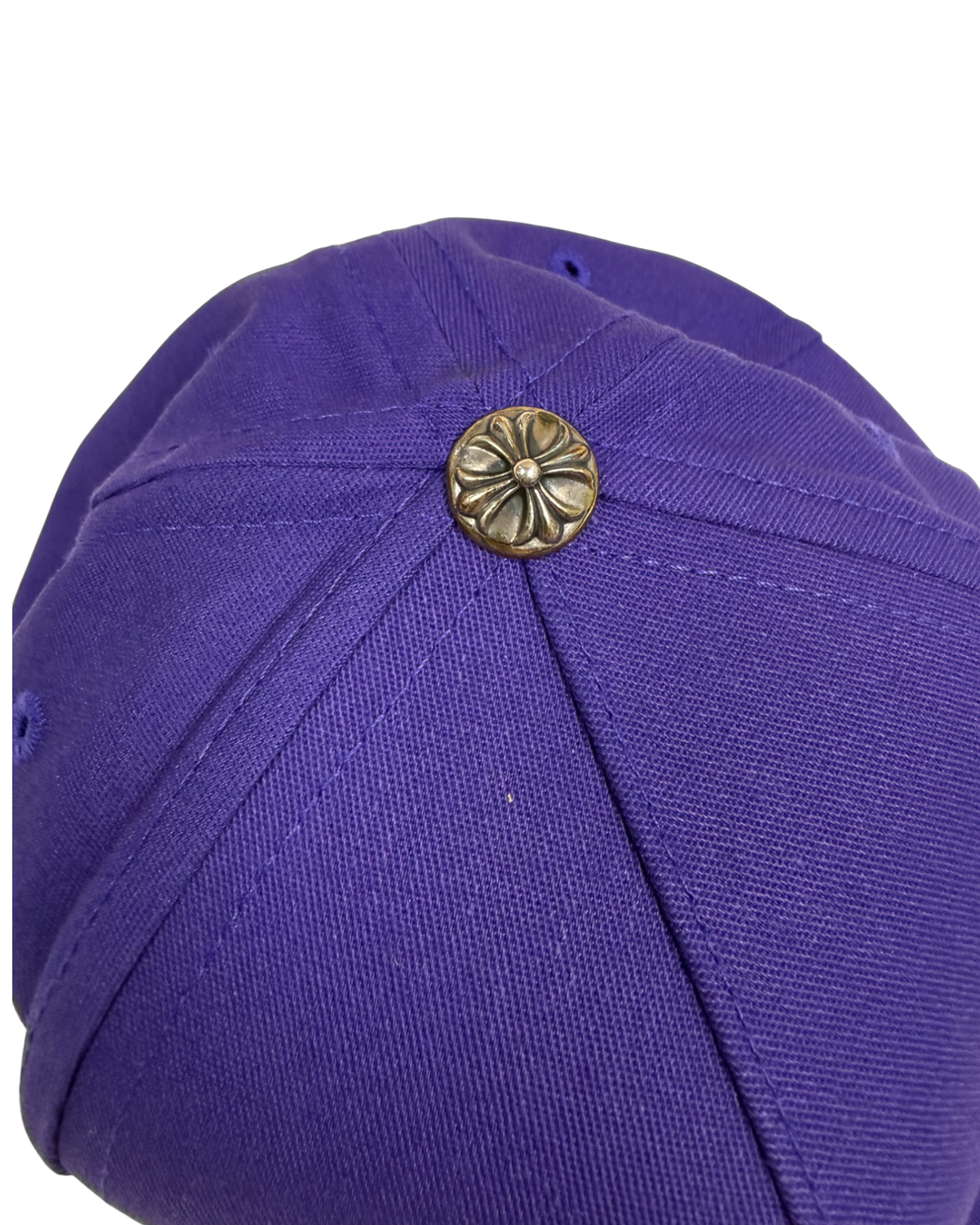 Chrome Hearts CH Purple Green Silver Button Cap