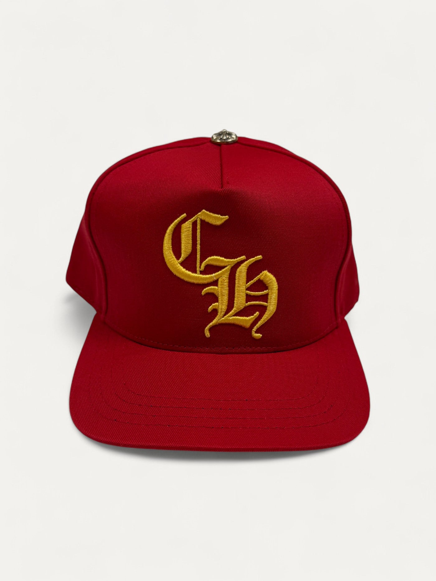 Chrome Hearts CH Red Yellow Silver Button Cap