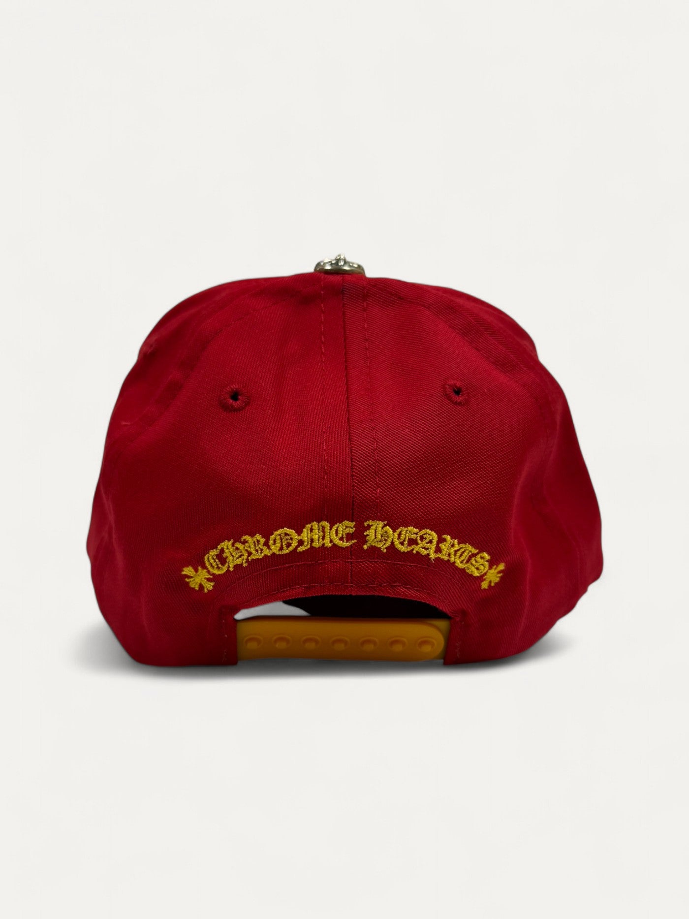Chrome Hearts CH Red Yellow Silver Button Cap