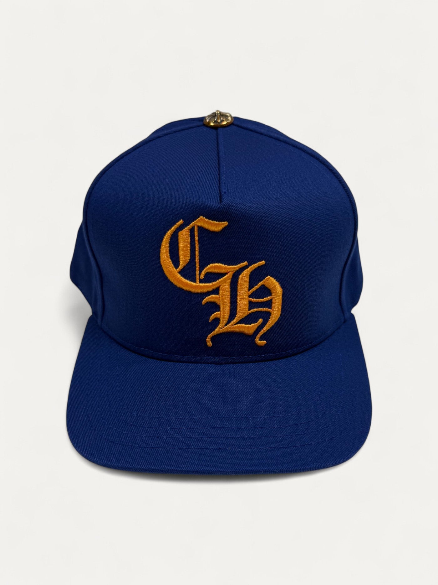 Chrome Hearts CH Blue Orange Silver Button Cap