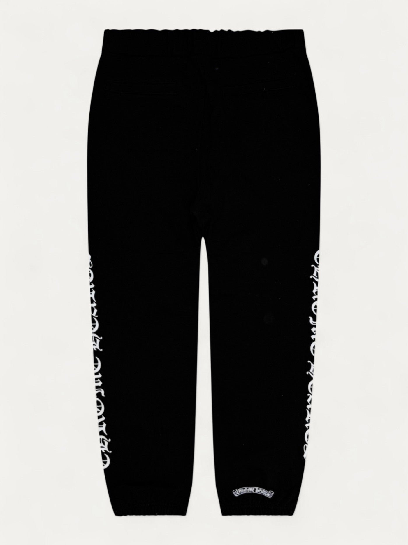 Chrome Hearts Black Scroll Logo Sweatpants