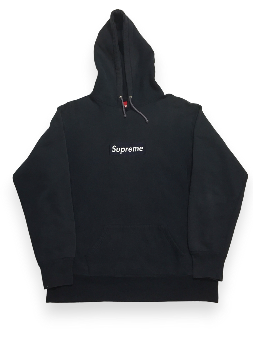 2003 Supreme Navy Box Logo Hoodie