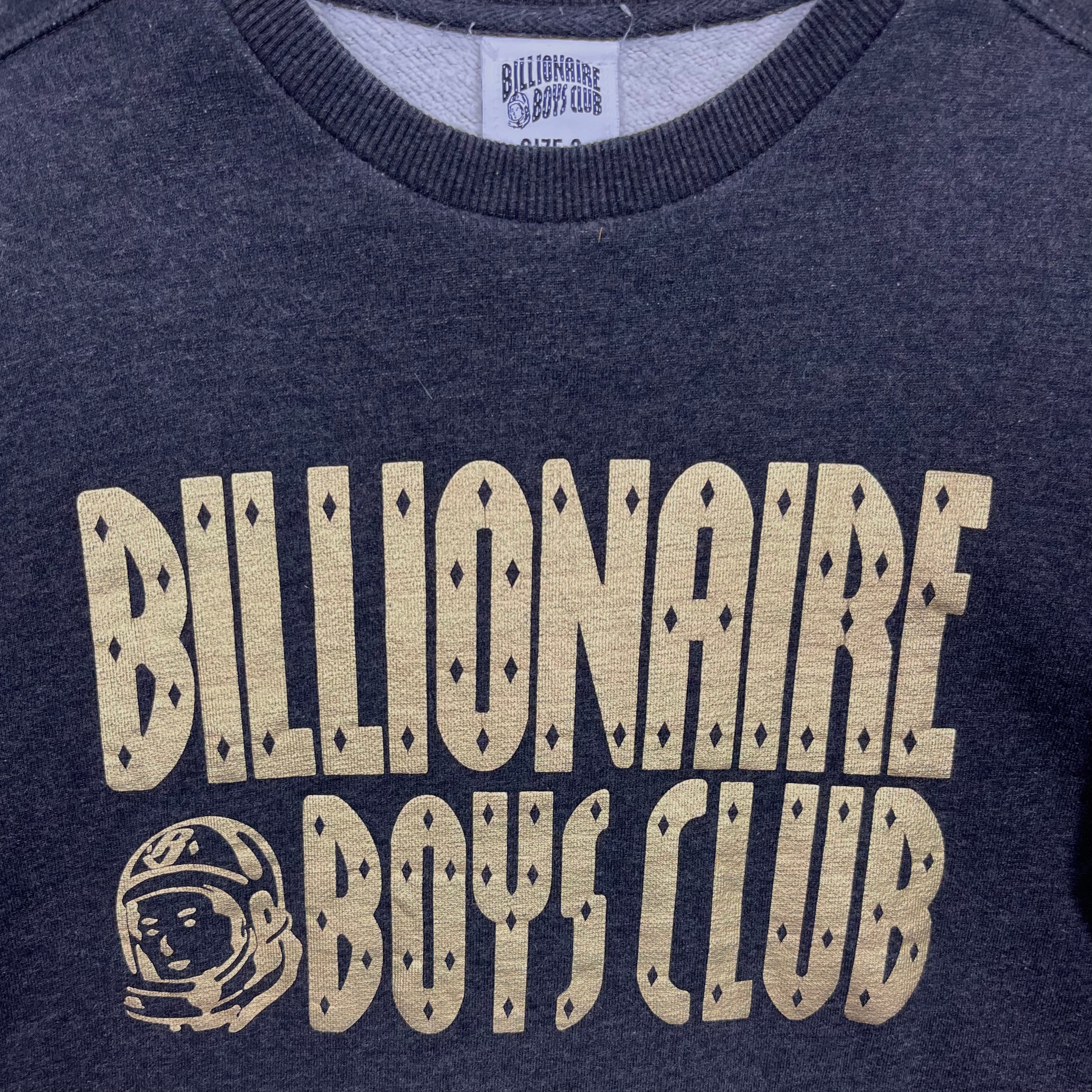 Billionaire Boys Club Grey Gold Crewneck