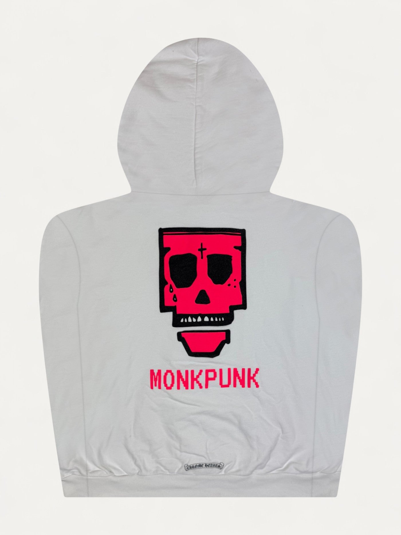 Chrome Hearts Punk Munk Friends and Family Pink White Hoodie