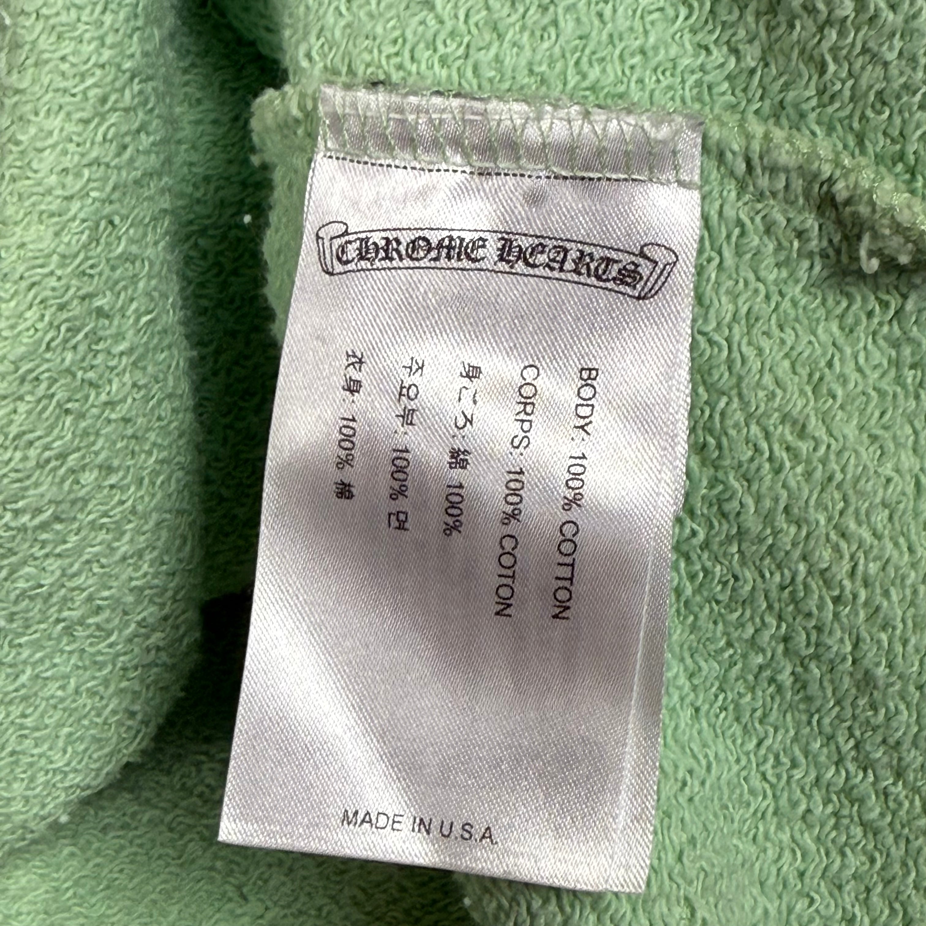 Chrome Hearts Matty Boy Mint Green Lust Crewneck