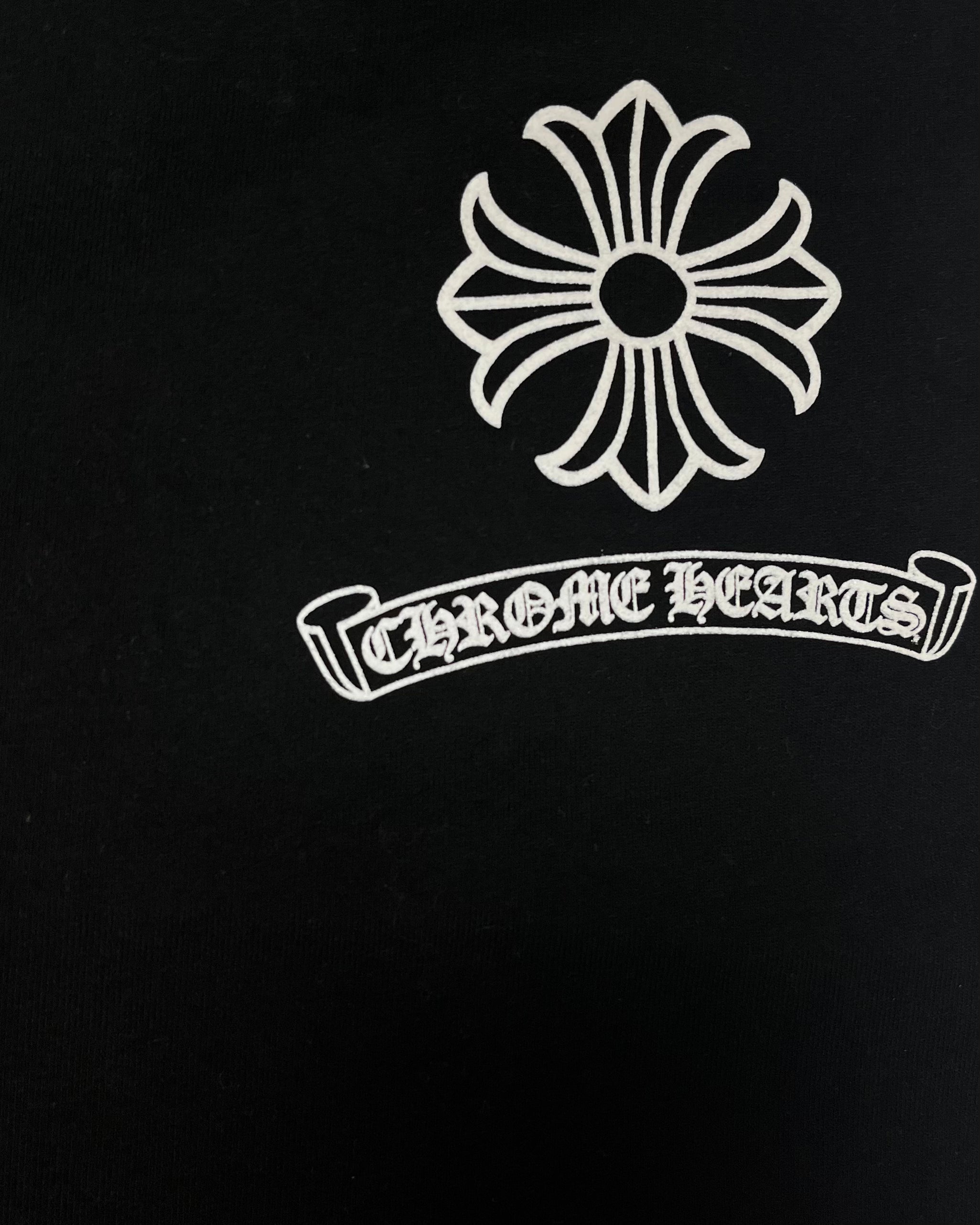 Chrome Hearts Black Dagger Tonal Logo Sweatpants