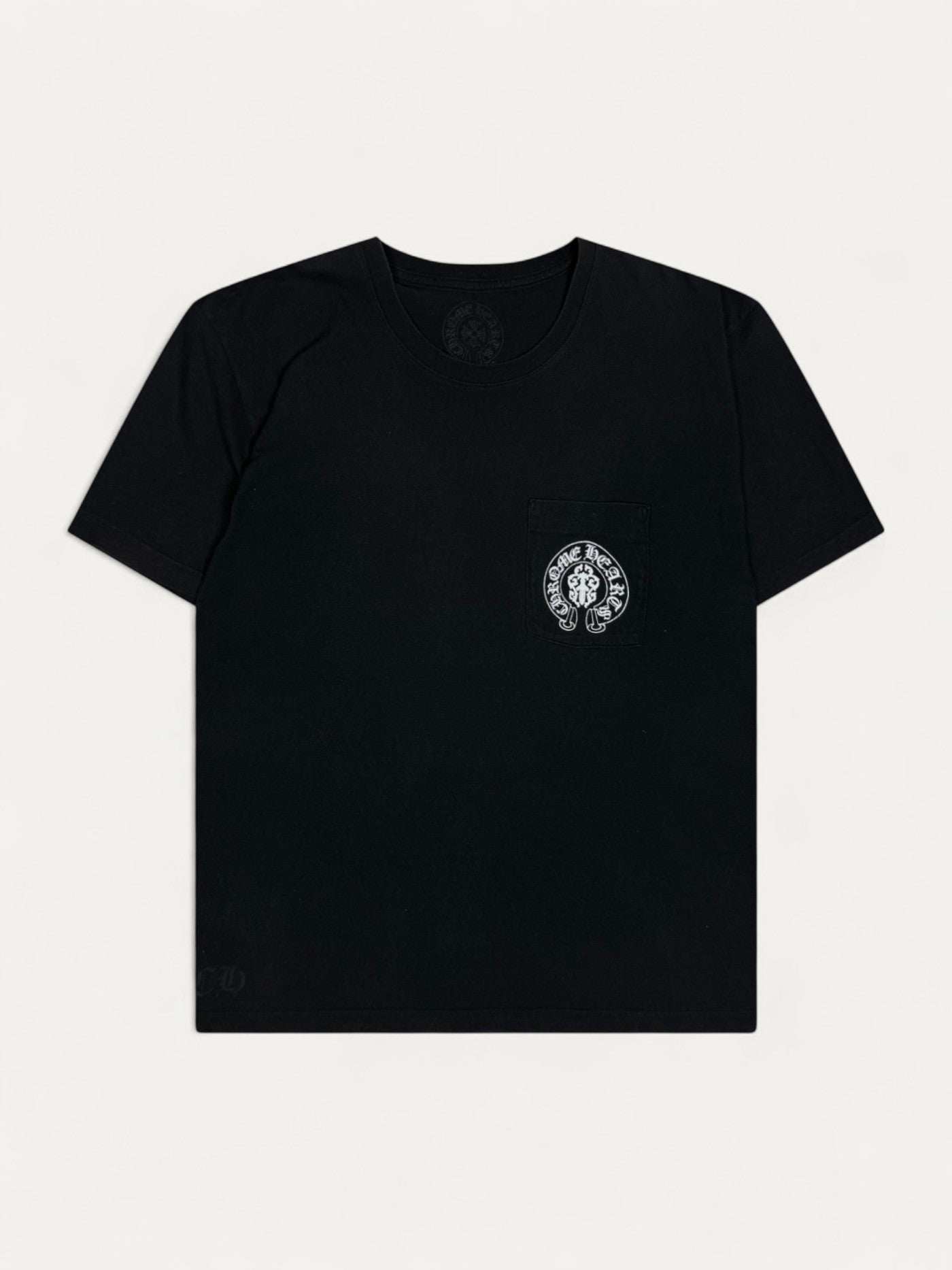 Chrome Hearts Black Multi Colour Horseshoe Logo Tee