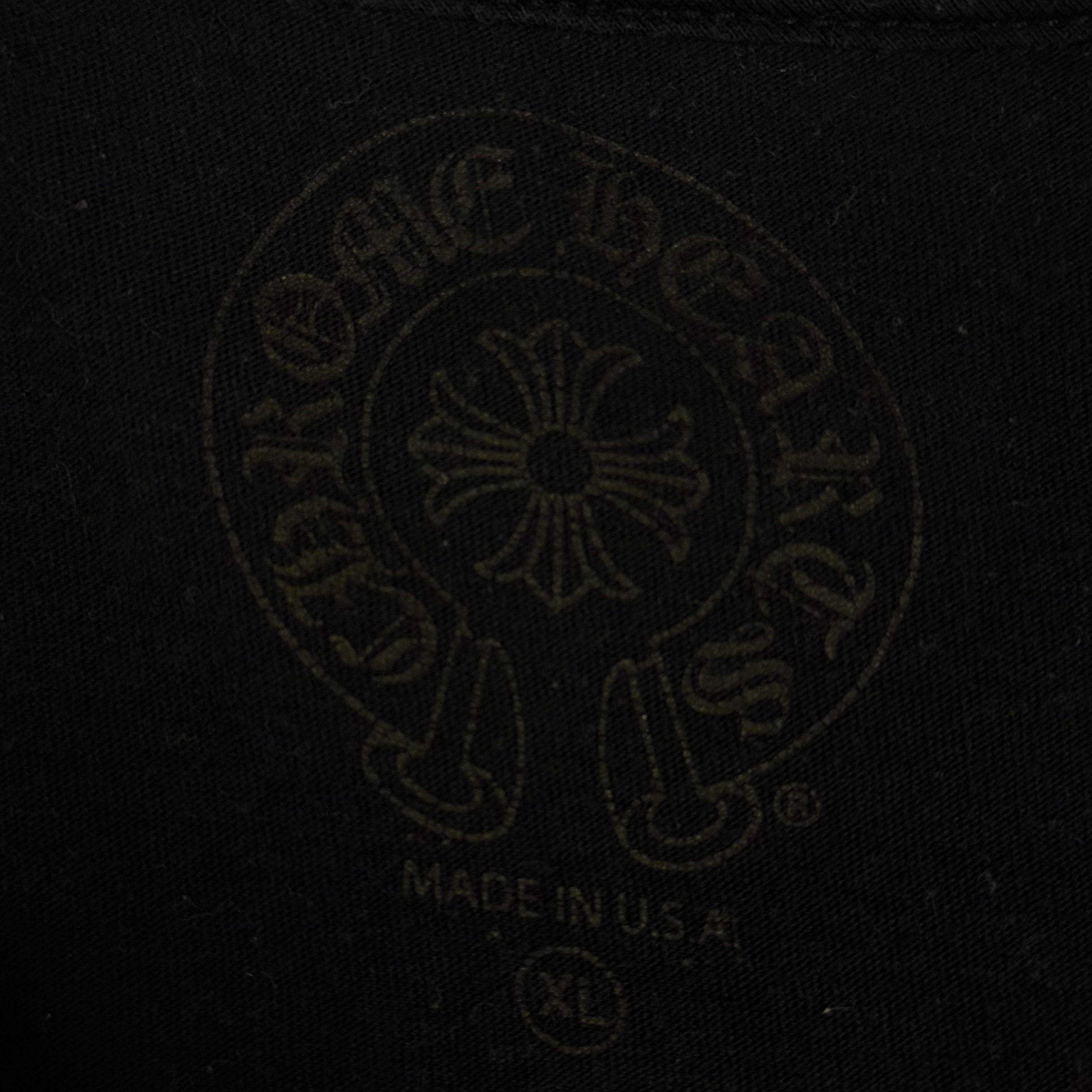 Chrome Hearts Black American Flag Dagger Tee