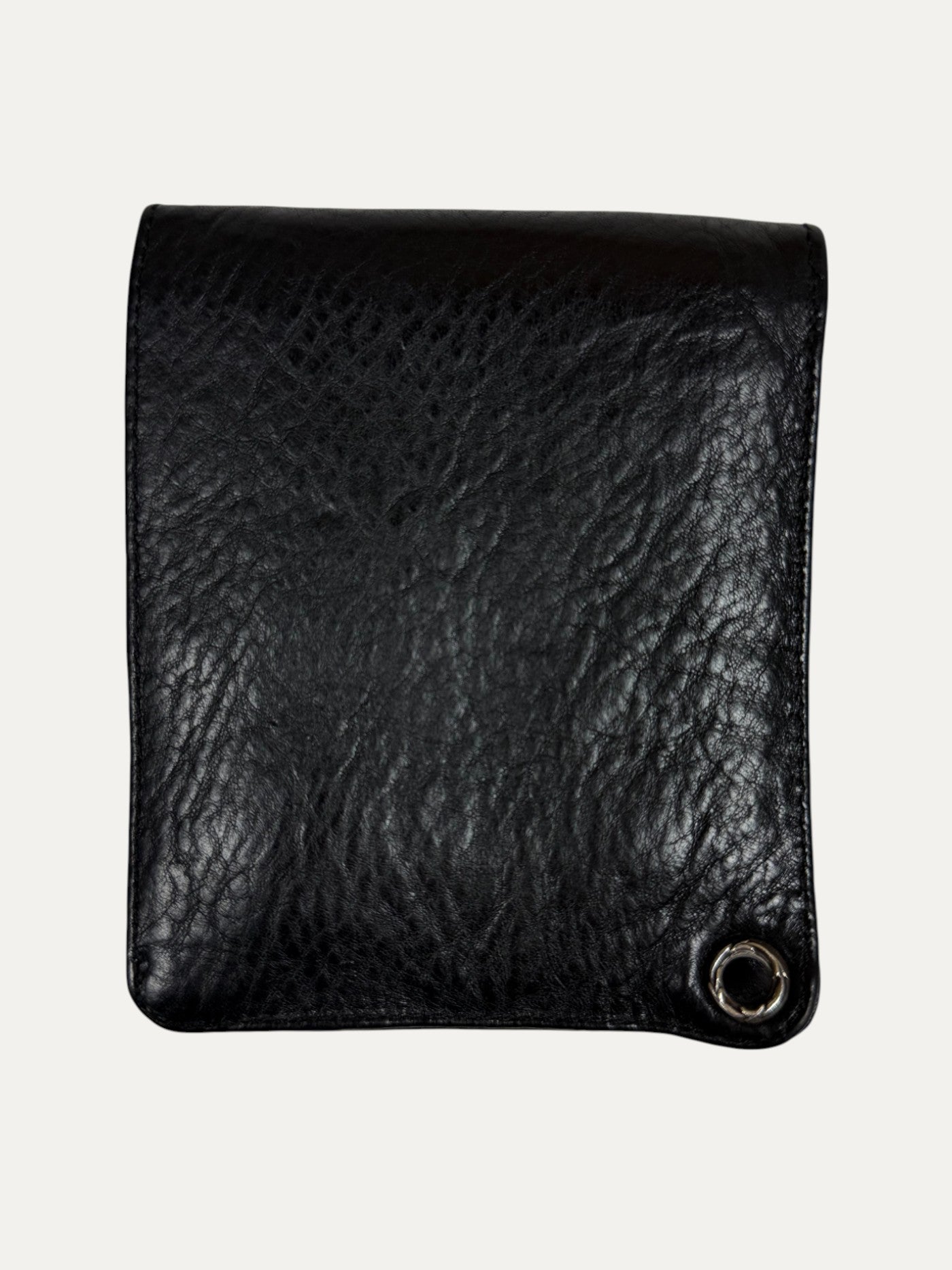 Chrome Hearts Snap Cross Ball Button Leather Wallet