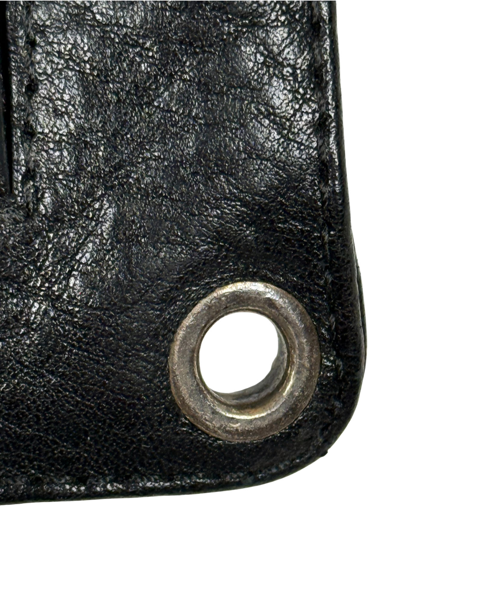 Chrome Hearts Snap Cross Ball Button Leather Wallet