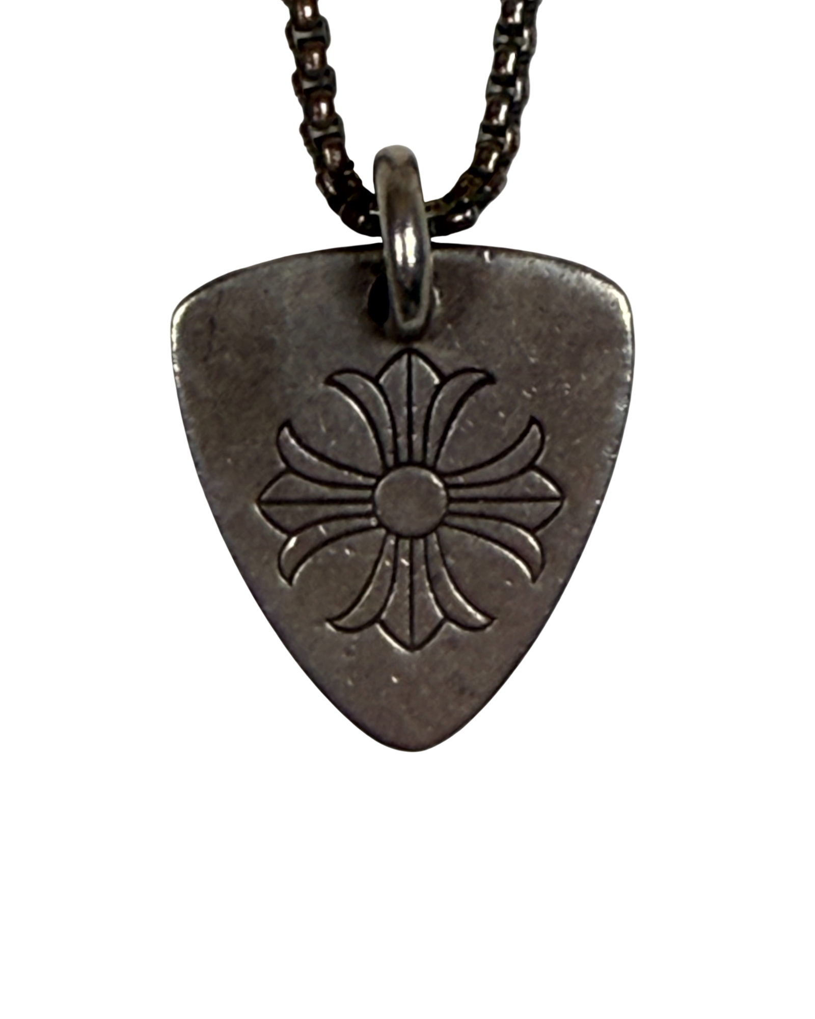 Chrome Hearts Guitar Pick Pendant
