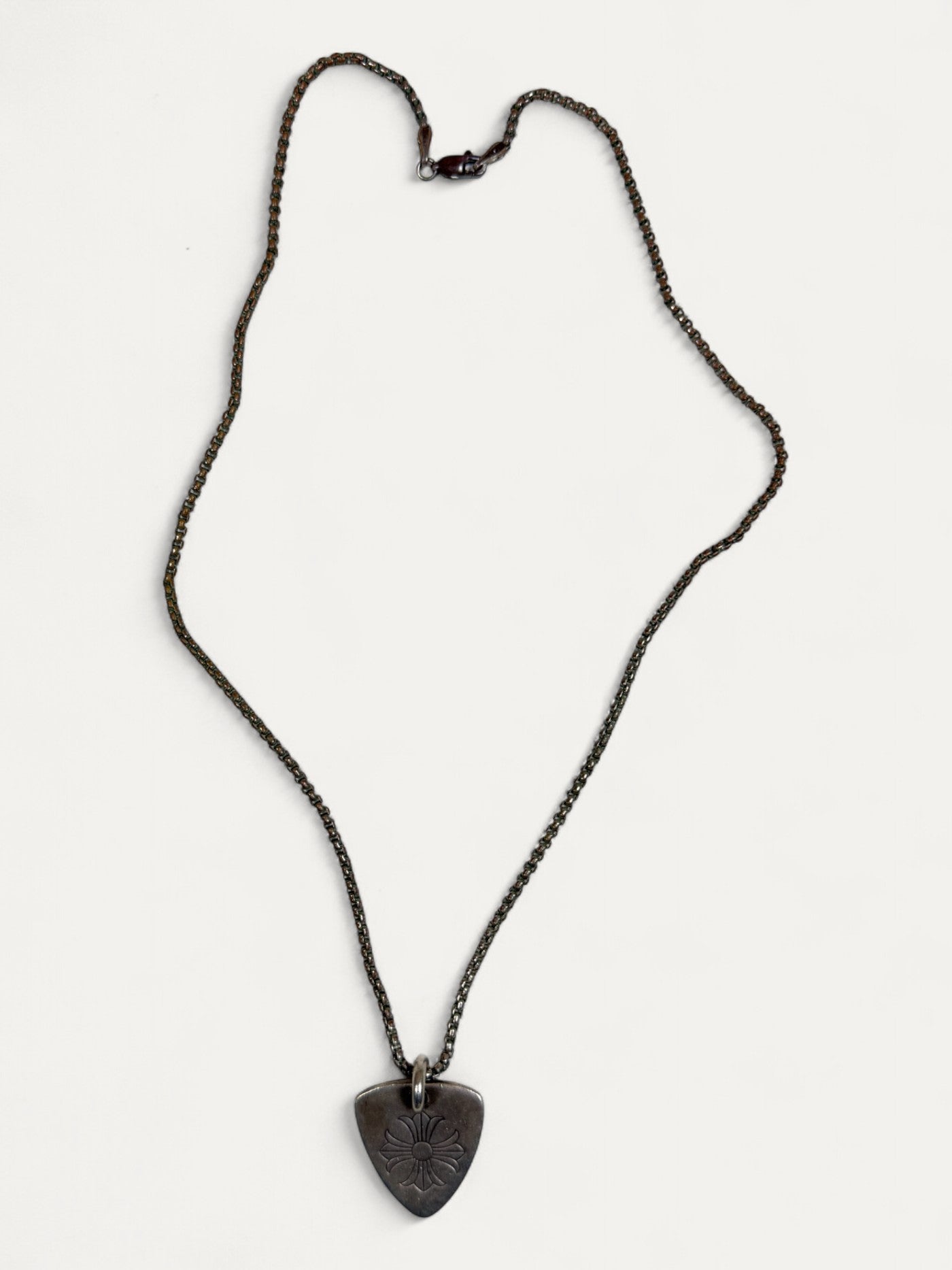 Chrome Hearts Guitar Pick Pendant