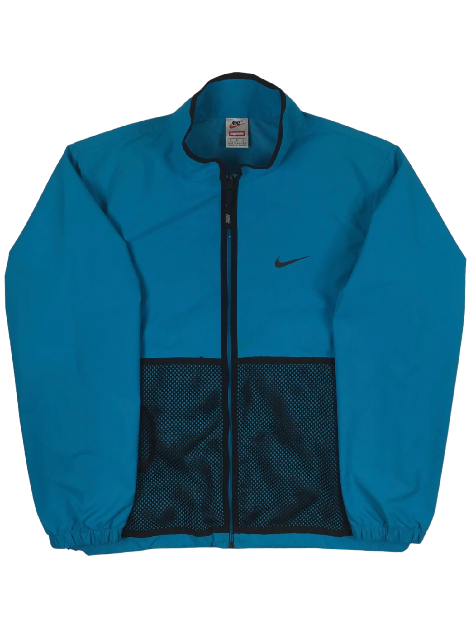 2017 Supreme x NIKE Blue 3M Trail Running Jacket