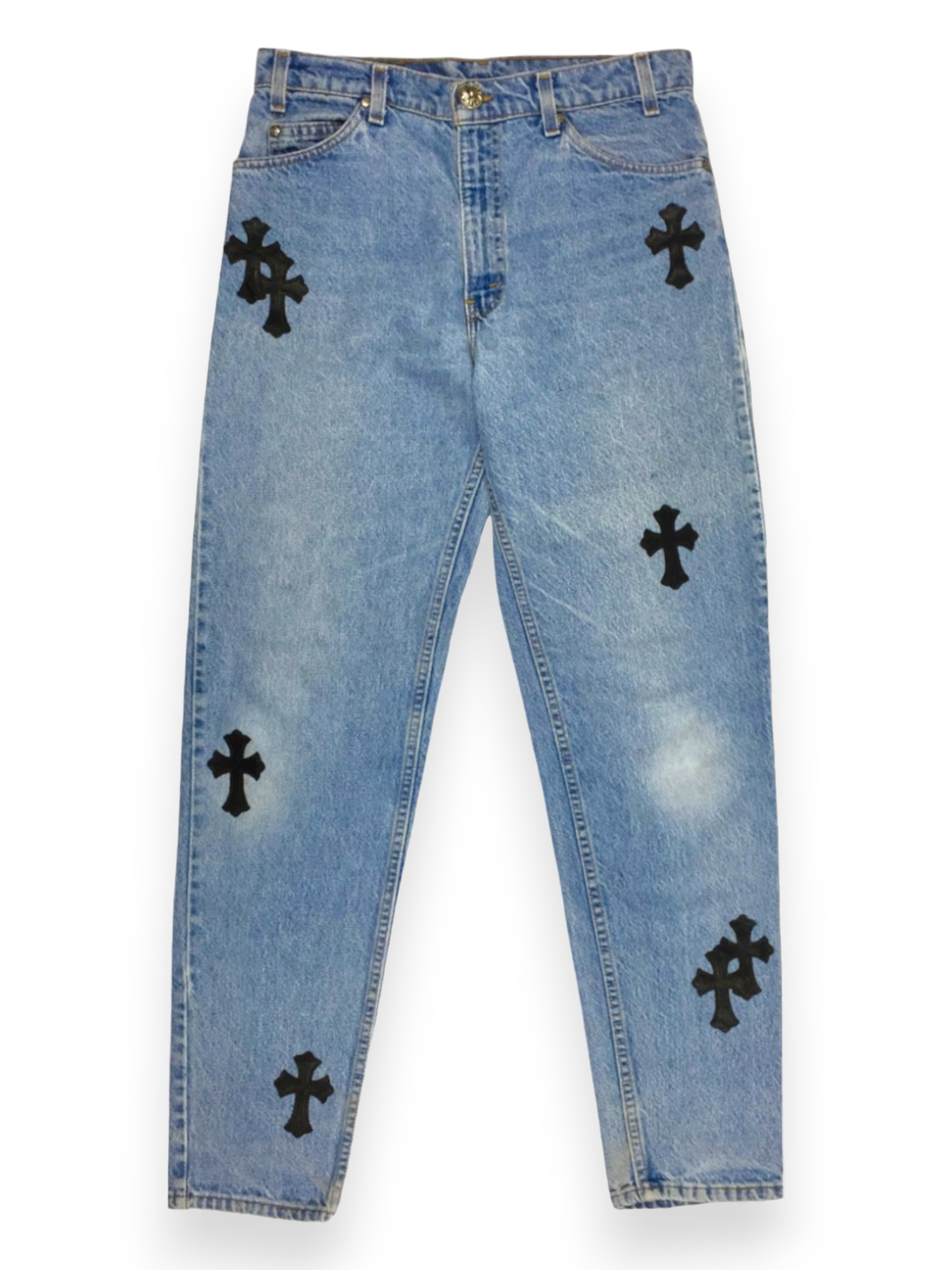 【売筋】【BALENCIAGA】traces cross patch jeans パンツ