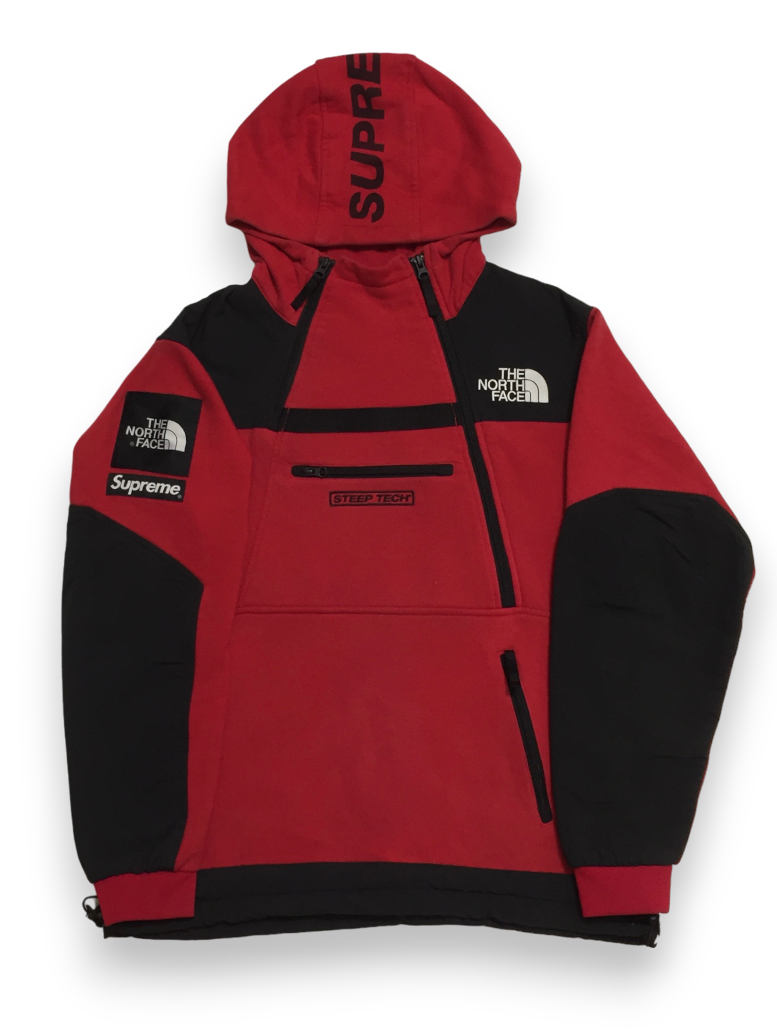 2016 Supreme x The North Face Steep Tech Red Fleece