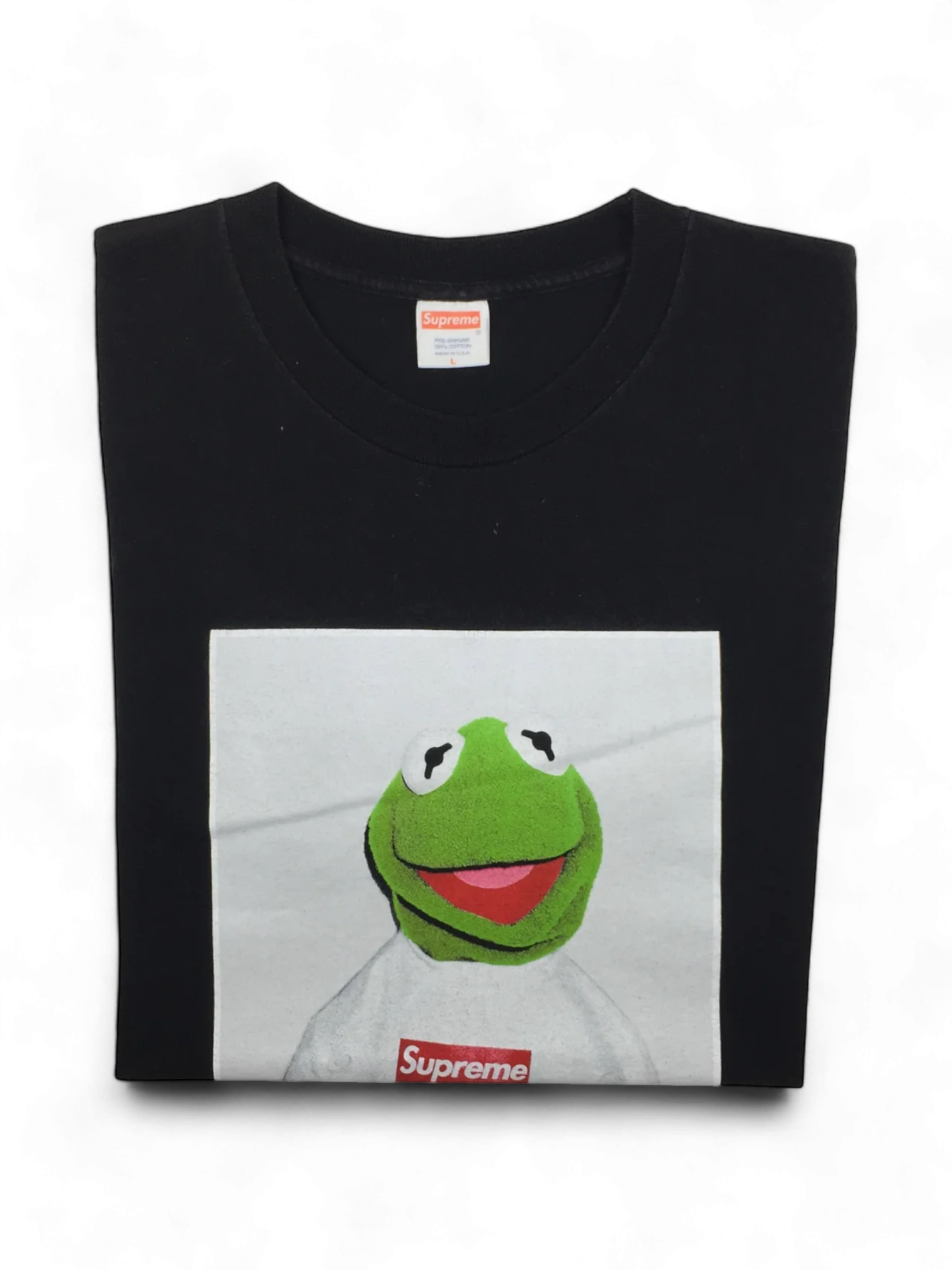 2008 Supreme Kermit Black Photo Tee