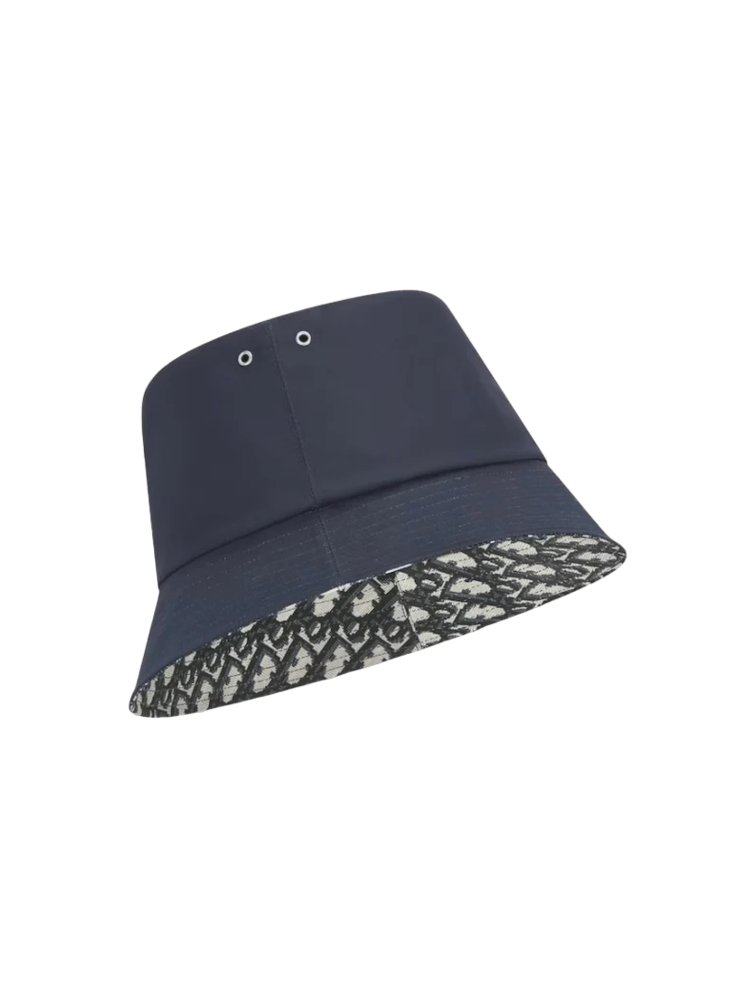 Dior Reversible Navy Teddy-d Small Brim Bucket Hat