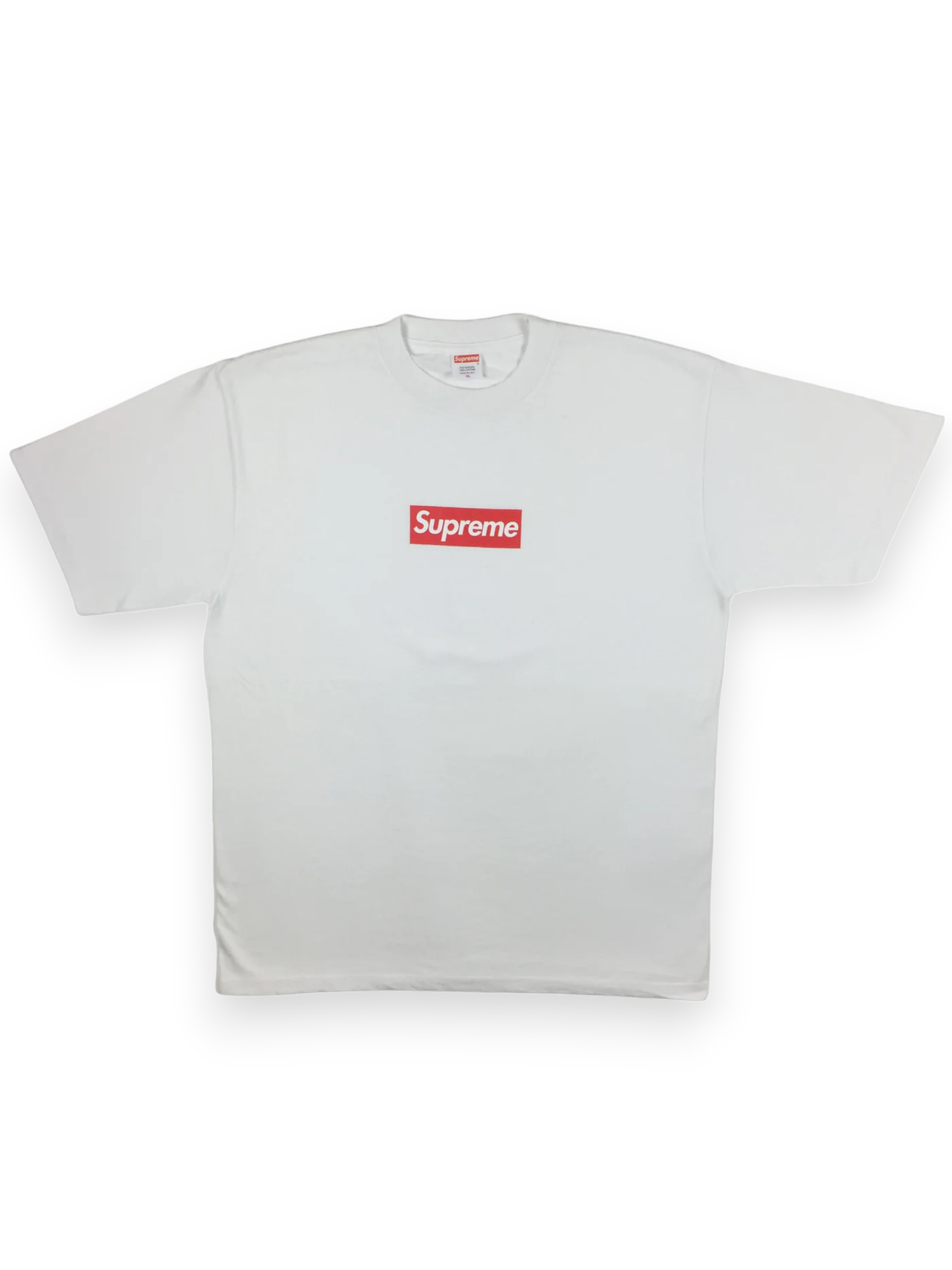 2010 Supreme Unreleased F&F Red White Box Logo Tee